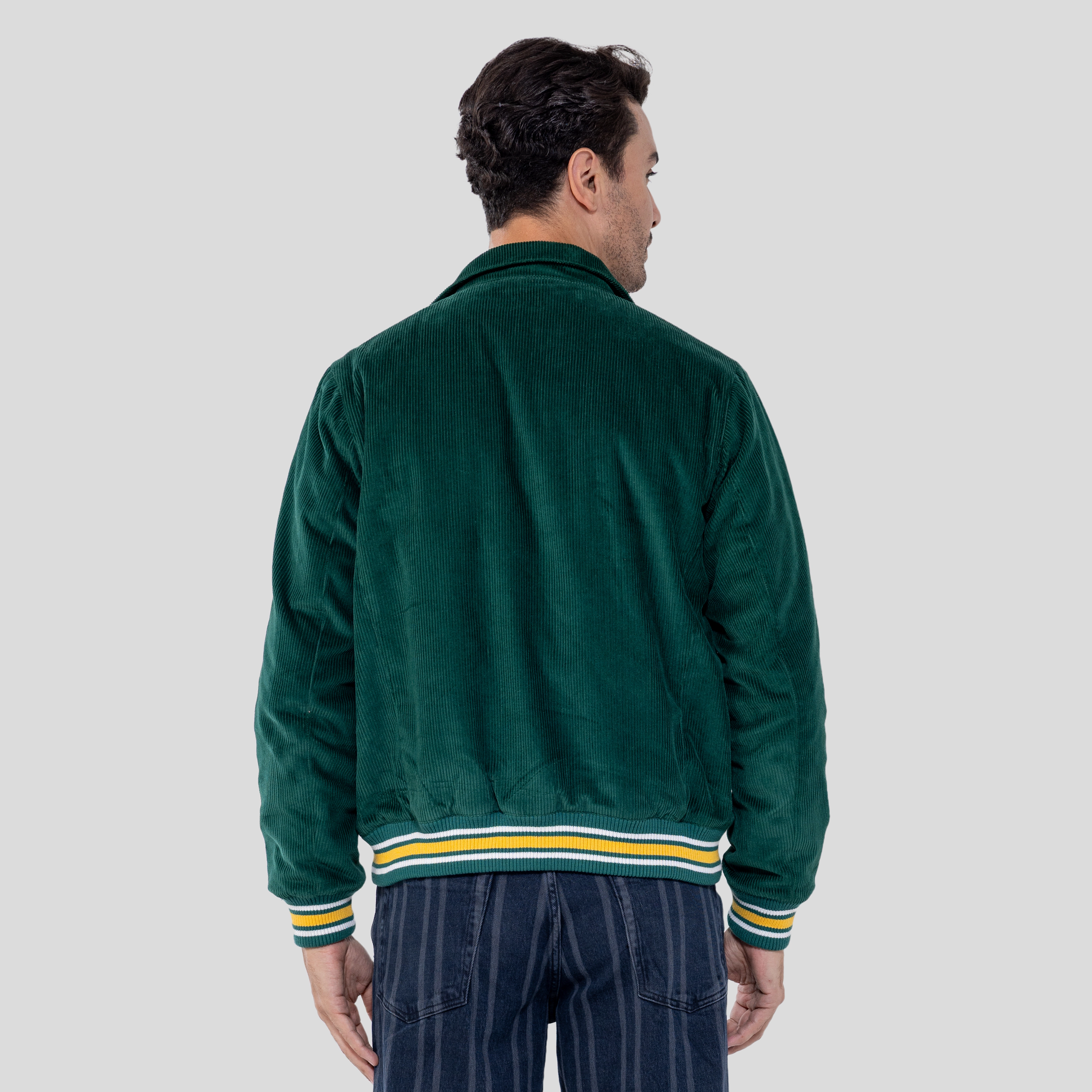 Members Only Men's Corduroy Varsity Jacket