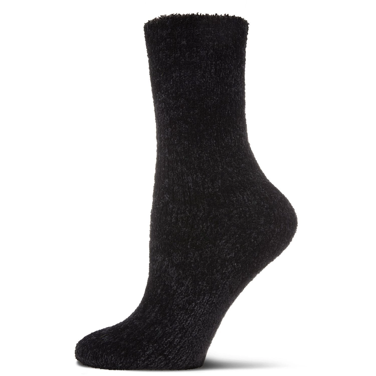 MeMoi Women's Velour Luxe Plush Crew Socks