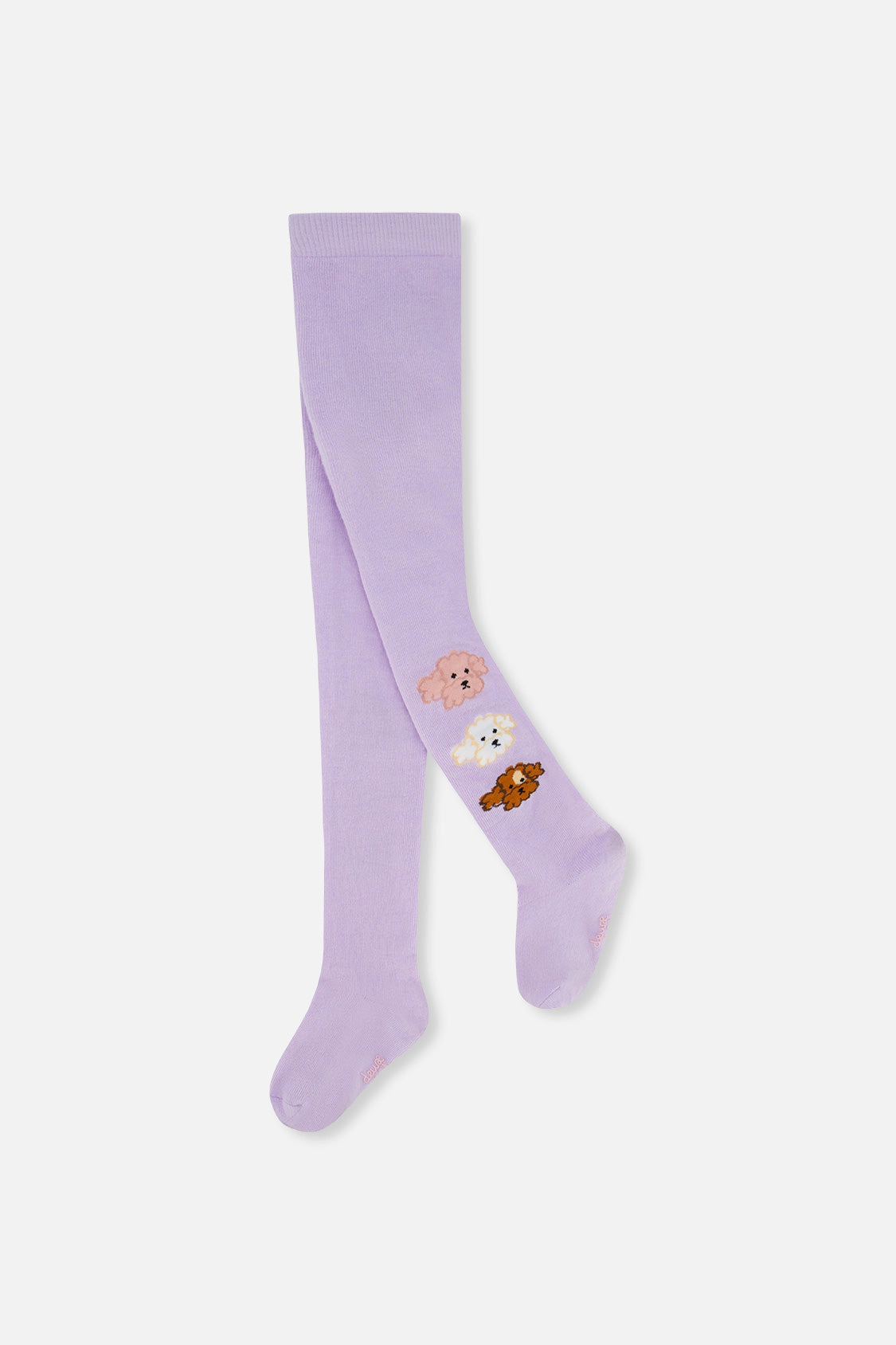 Deux par Deux Girls Poodle Knit Tights