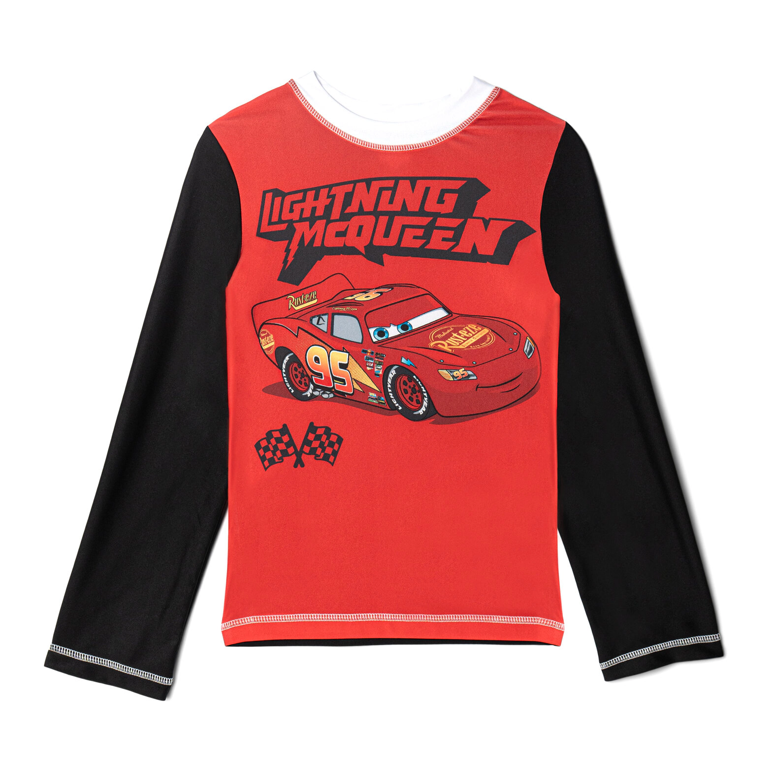 Disney Boys' 2-Piece Swimwear Rash Guard and Swim Trunks Set