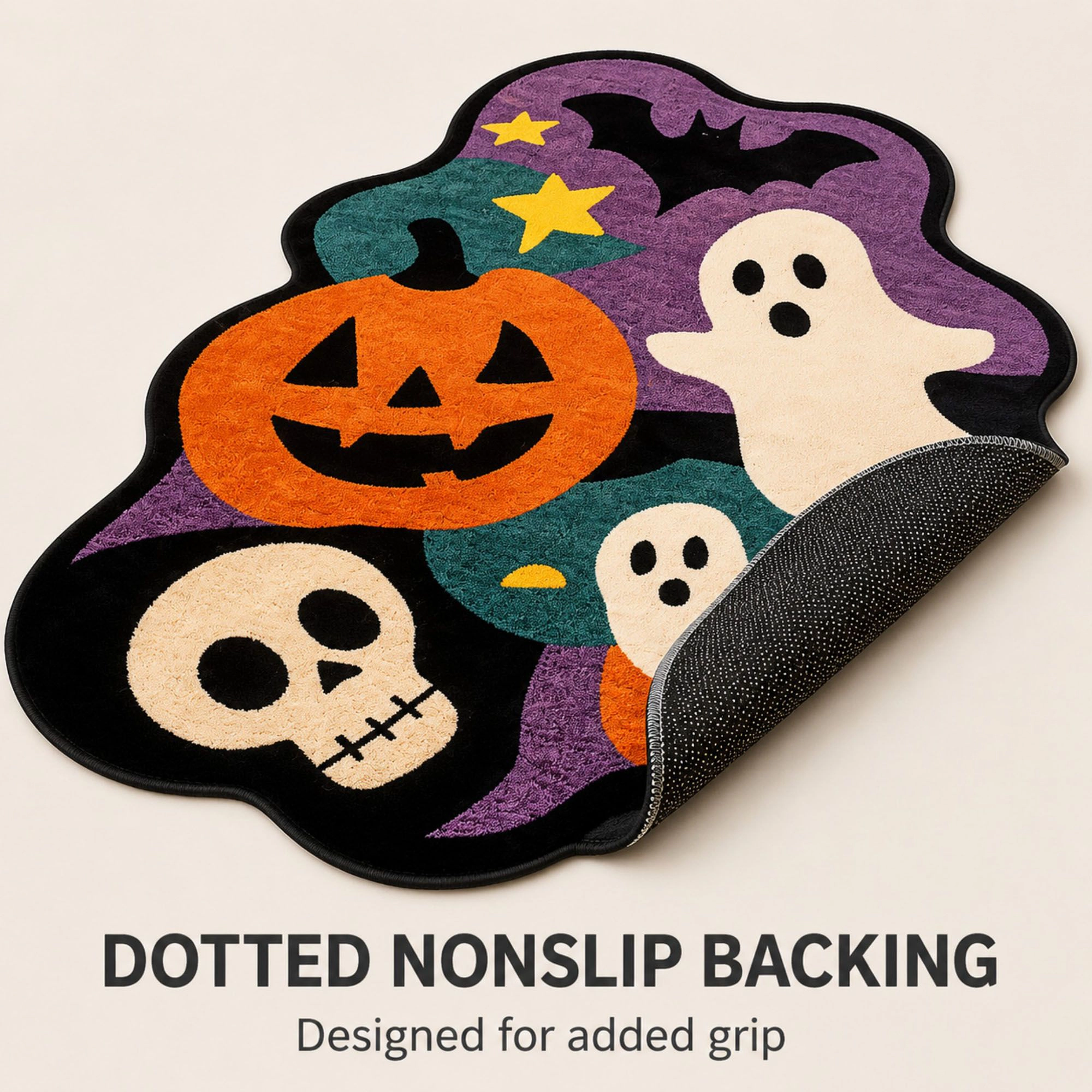 Alilang Halloween Shaped Nonslip Long Accent Floor Rug 15.7 x 47.2
