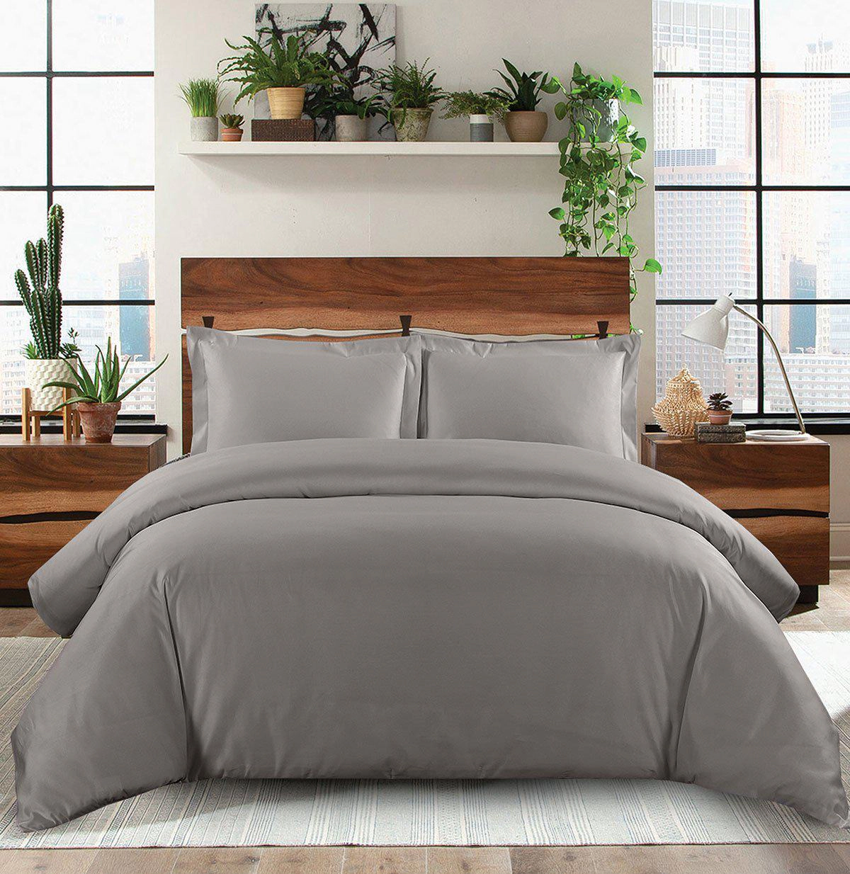 Egyptian Linens 1000 Thread Count Cotton Palatial King Duvet Cover Set