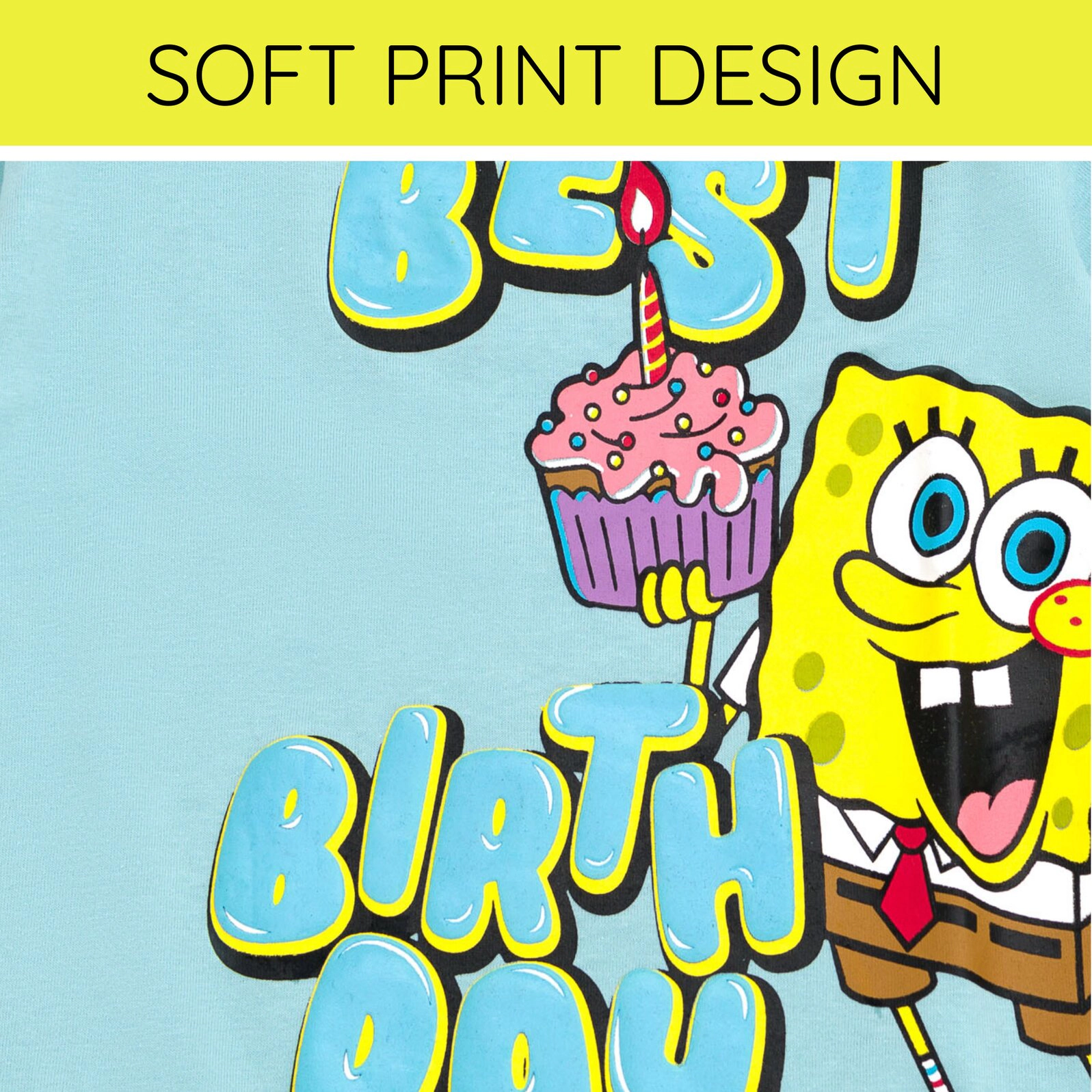 SpongeBob SquarePants Boys' Birthday T-Shirt
