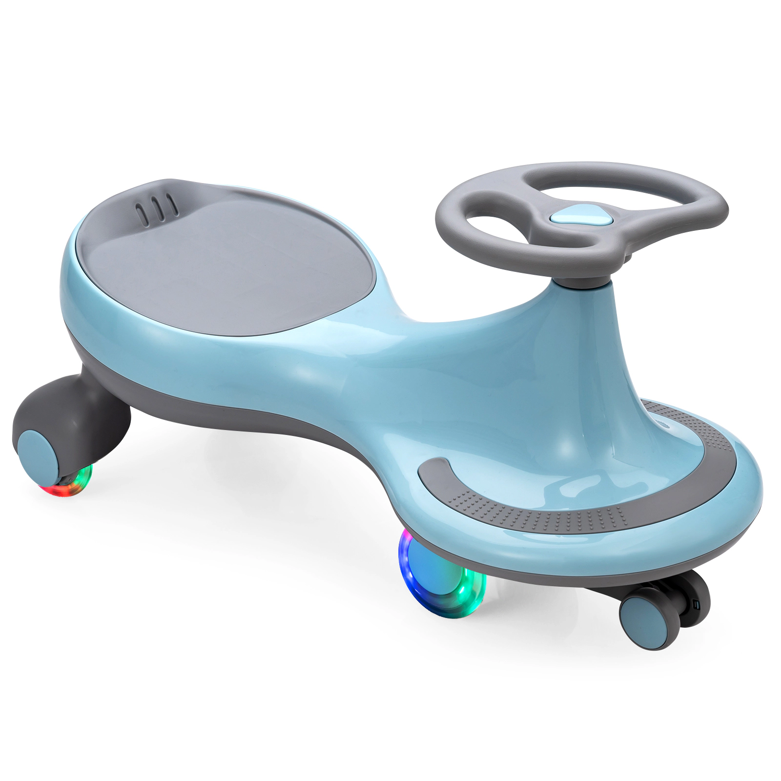 LJG Kids Wiggle Car Ride-on Toy with Flashing Wheels