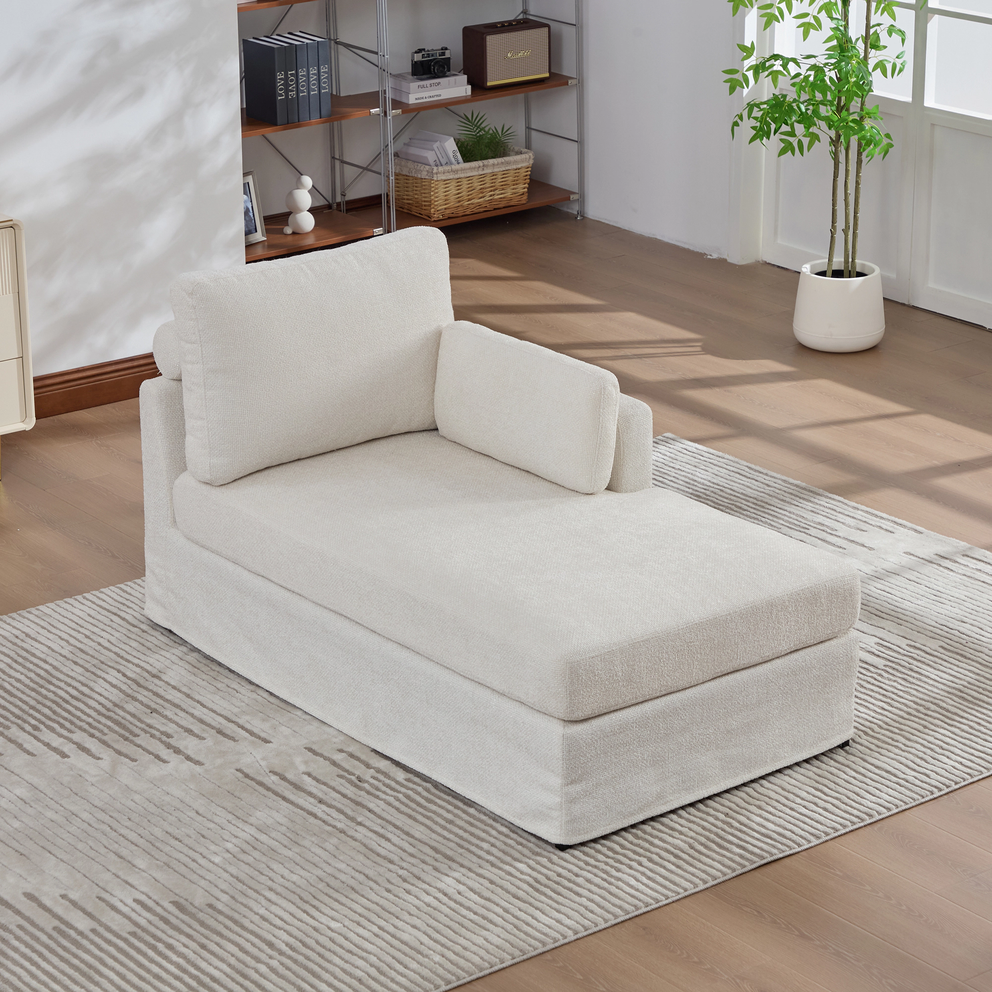 GOODSILO Convertible Multi Functional Upholstered Sofa Bed