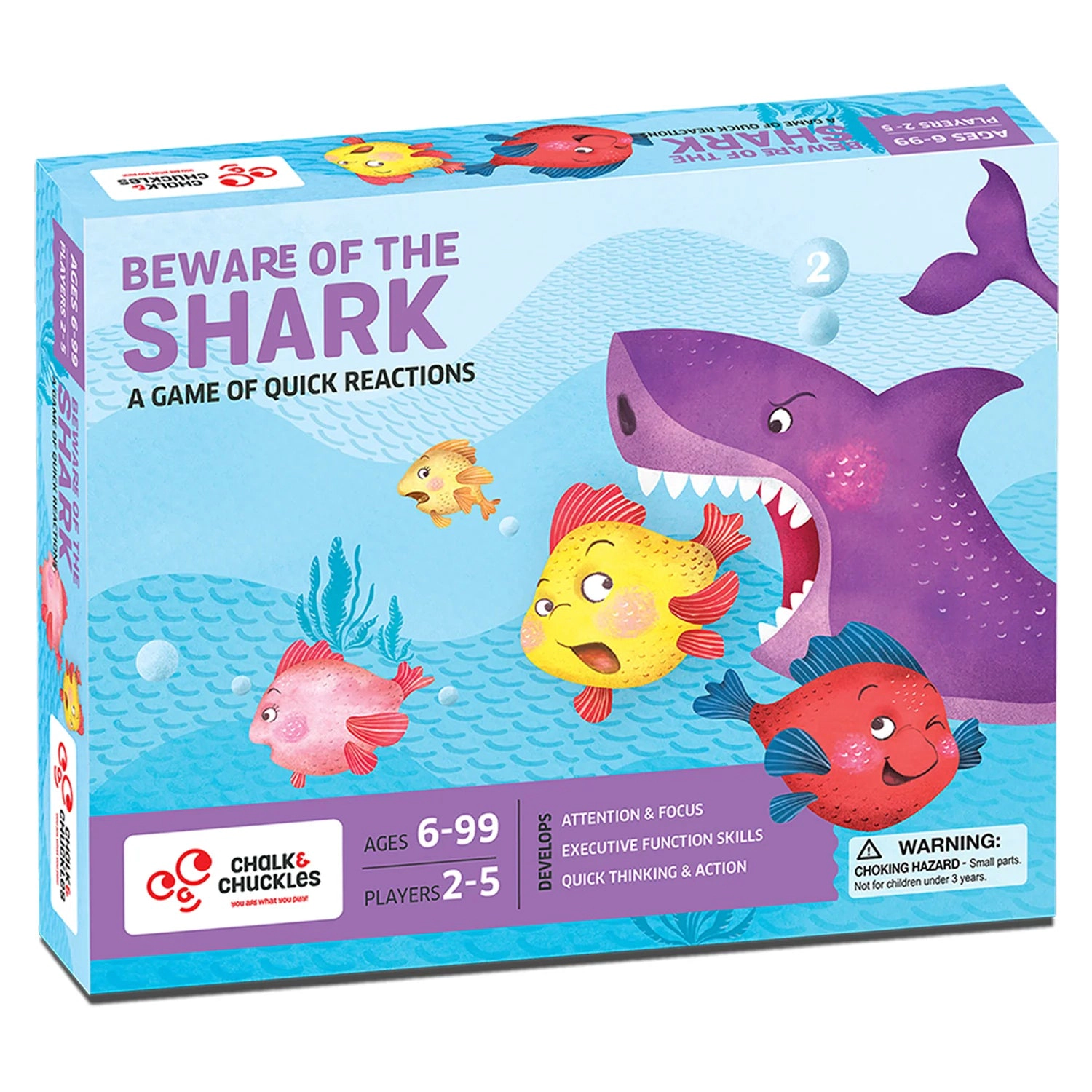 Chalk & Chuckles Beware of the Shark - 2-5 Players
