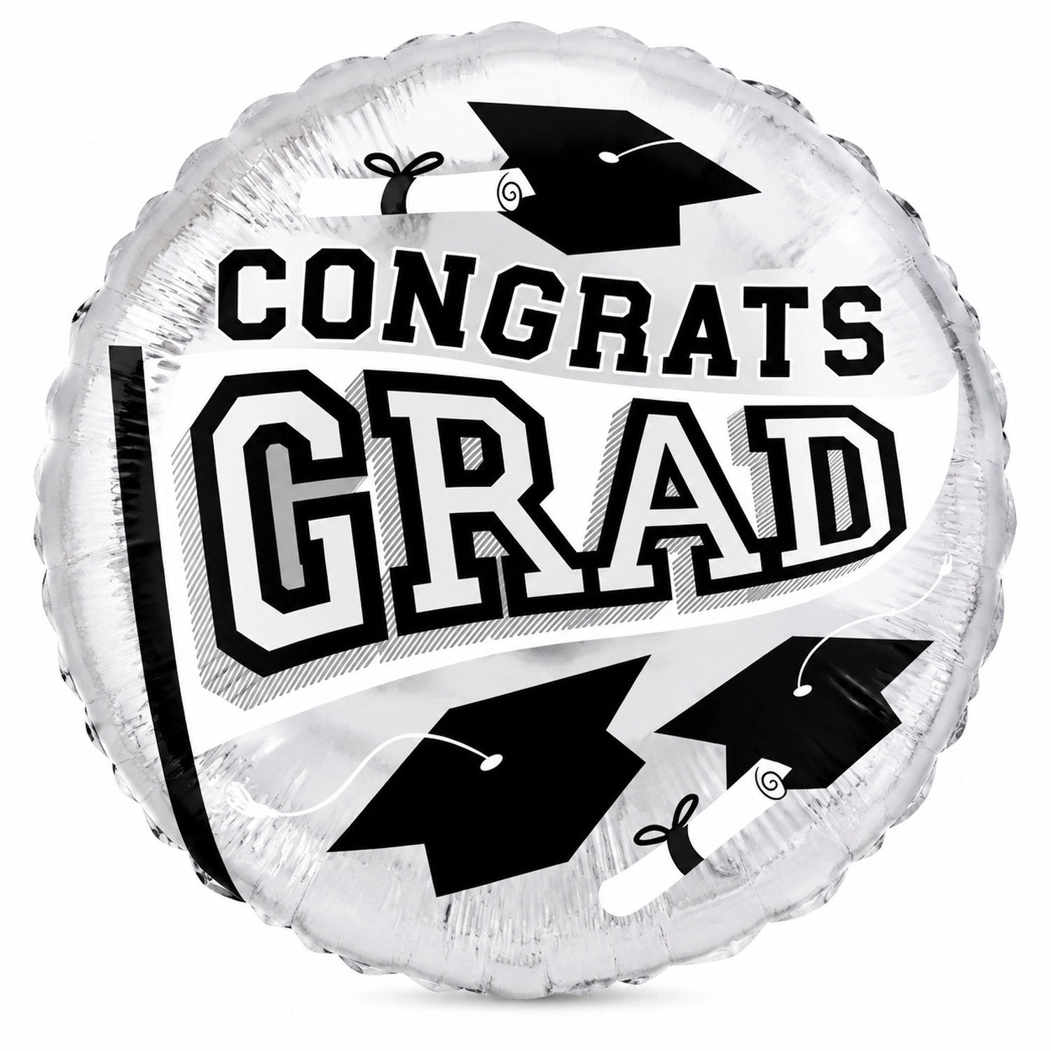LoonBalloon Graduation School Color Pennant Foil Balloons - 5 Pack