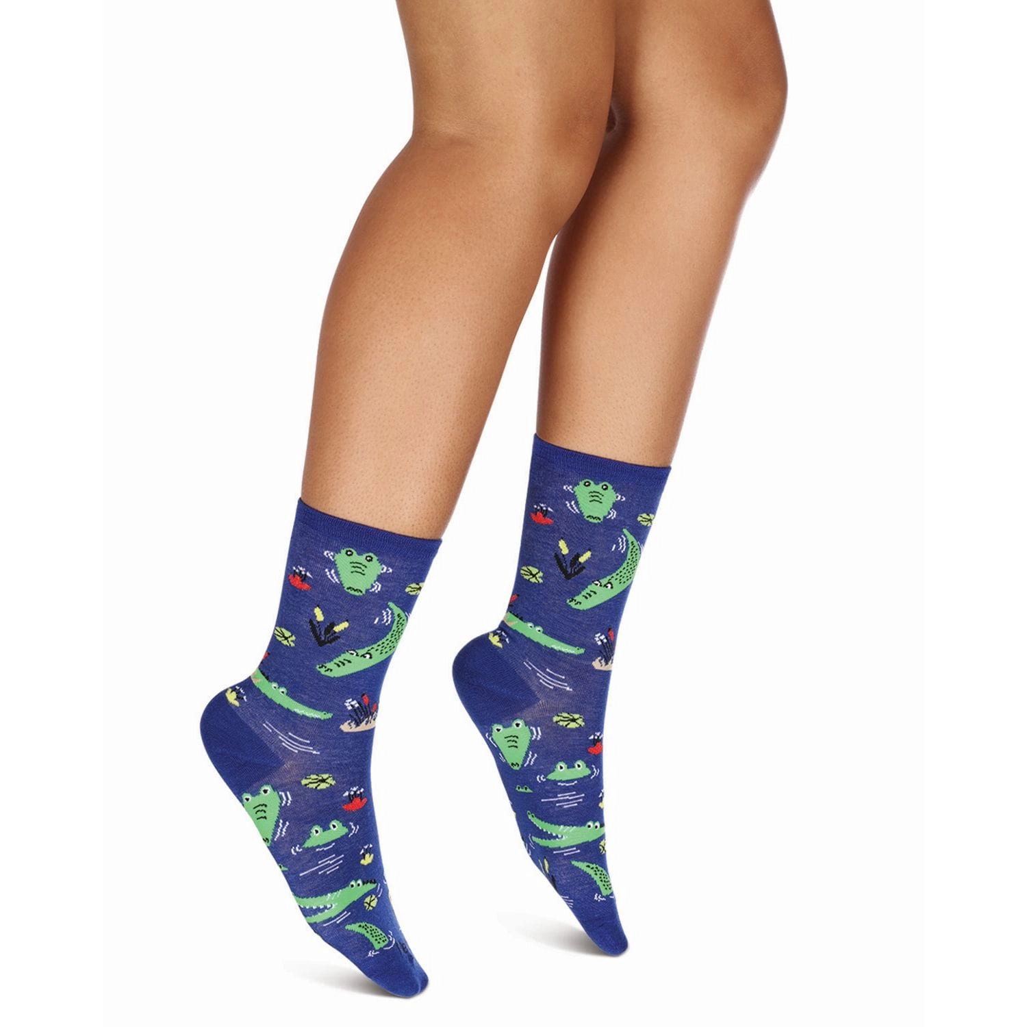 MeMoi Women's Gators Bamboo Crew Socks