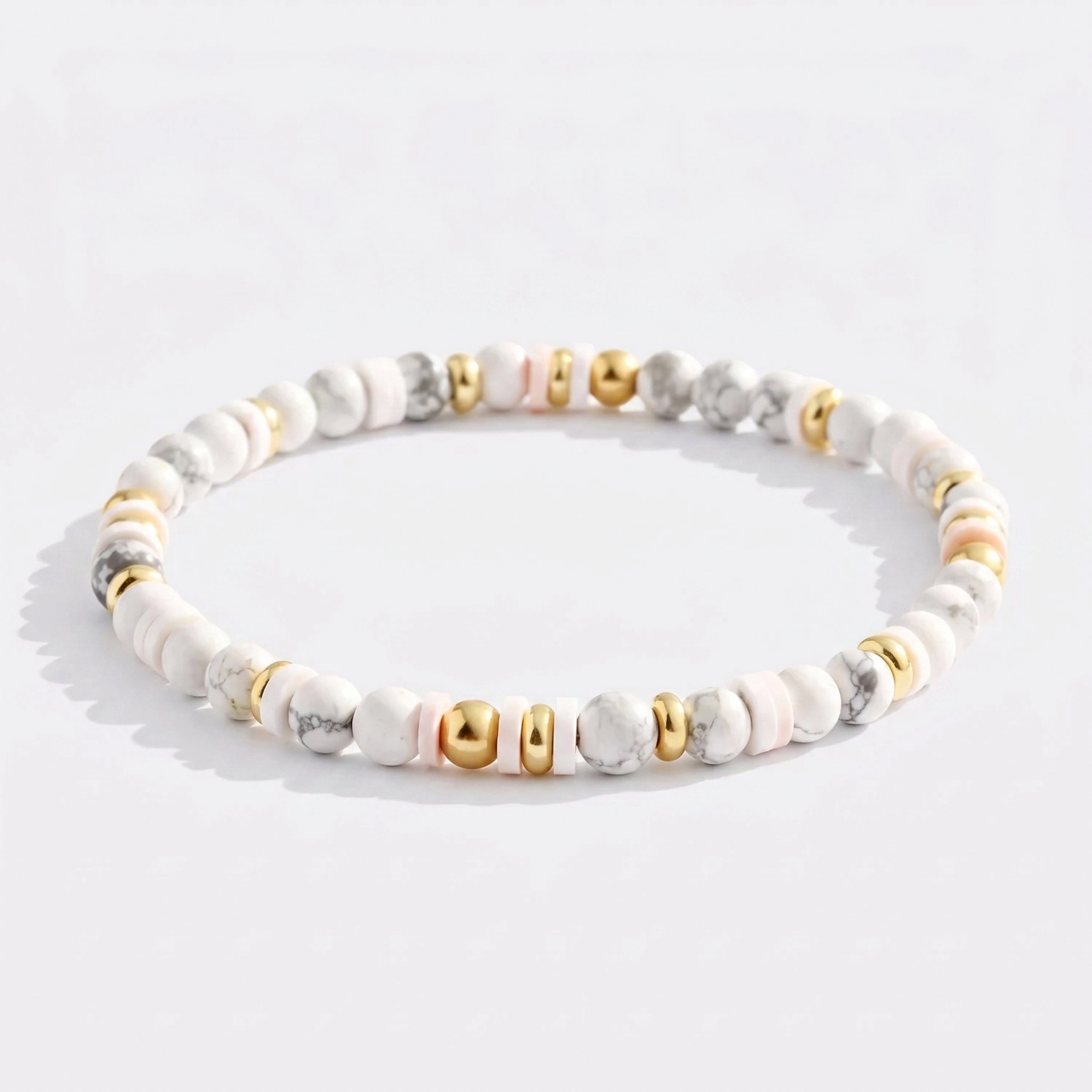 Mint & Lily Women's Stacking Birthstone Beaded Bracelet