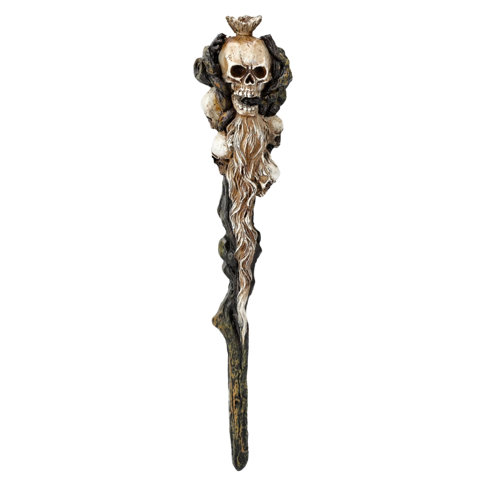 Pacific Giftware Necromancer Skulls Cosplay Wand 9.5 inches Tall Accessory Fantasy Decor
