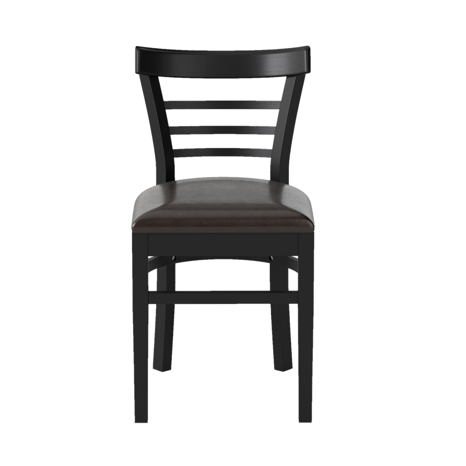 LJG Set of 2 Wooden Dining Chair with Rubber Wood Legs for Restaurant
