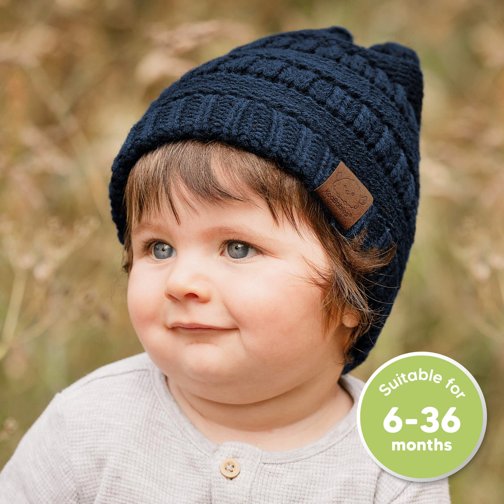KeaBabies 3-Pack Warmzy Baby Beanies