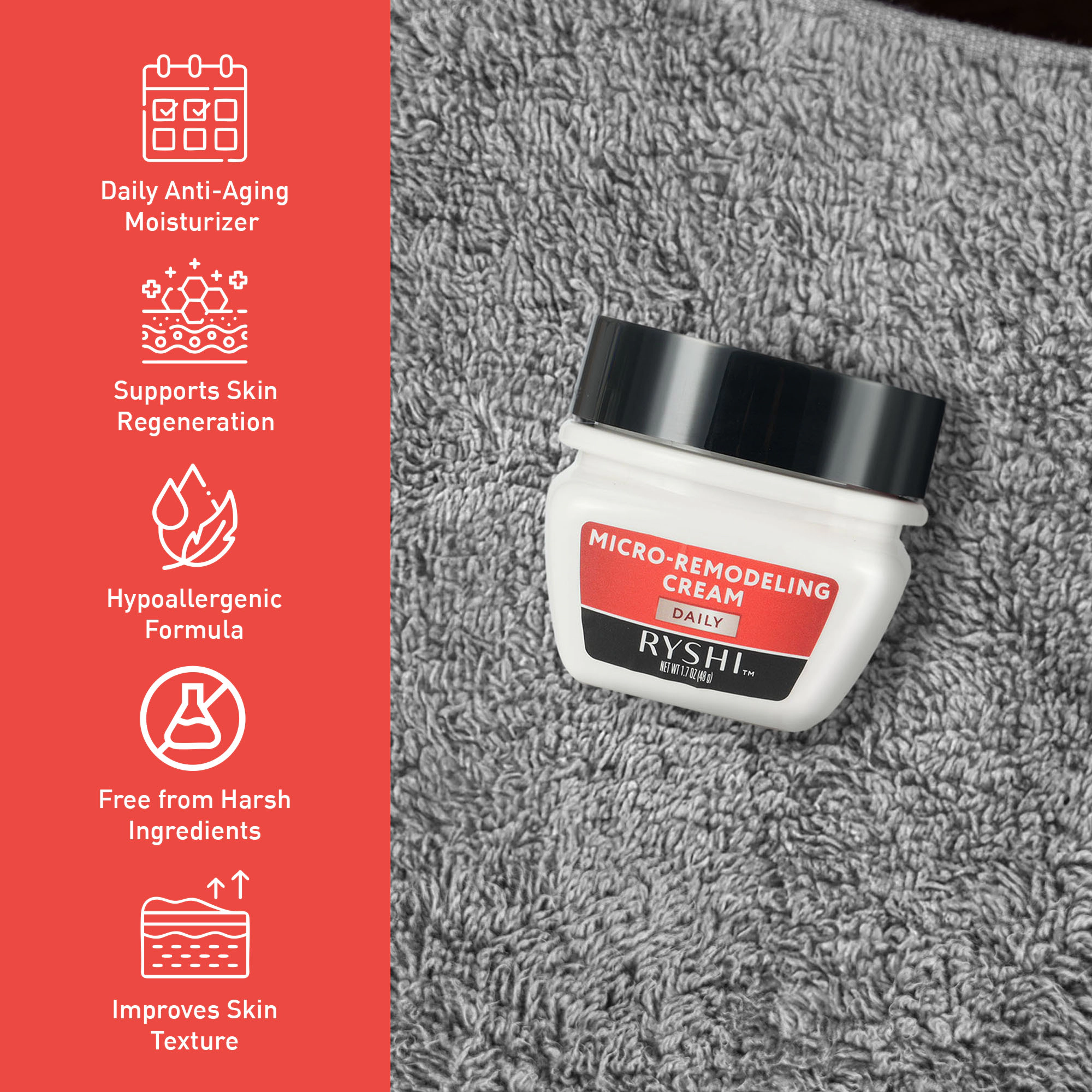 Pursonic Unisex Anti-Aging Facial Treatment Regenerating Micro Remodeling Cream