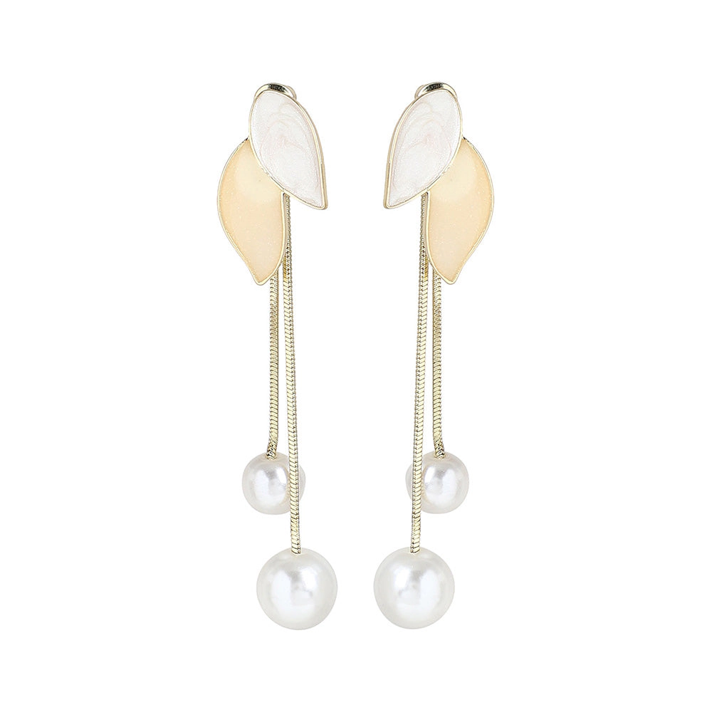 SOHI Women's Petal Drop Earrings