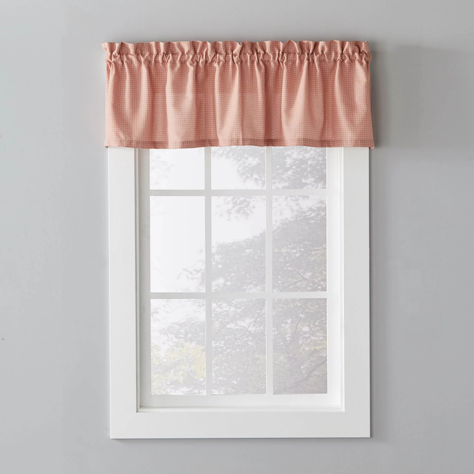 Saturday Knight Ltd Nelson Versatile Tailored Window Valance 58x13 Rust