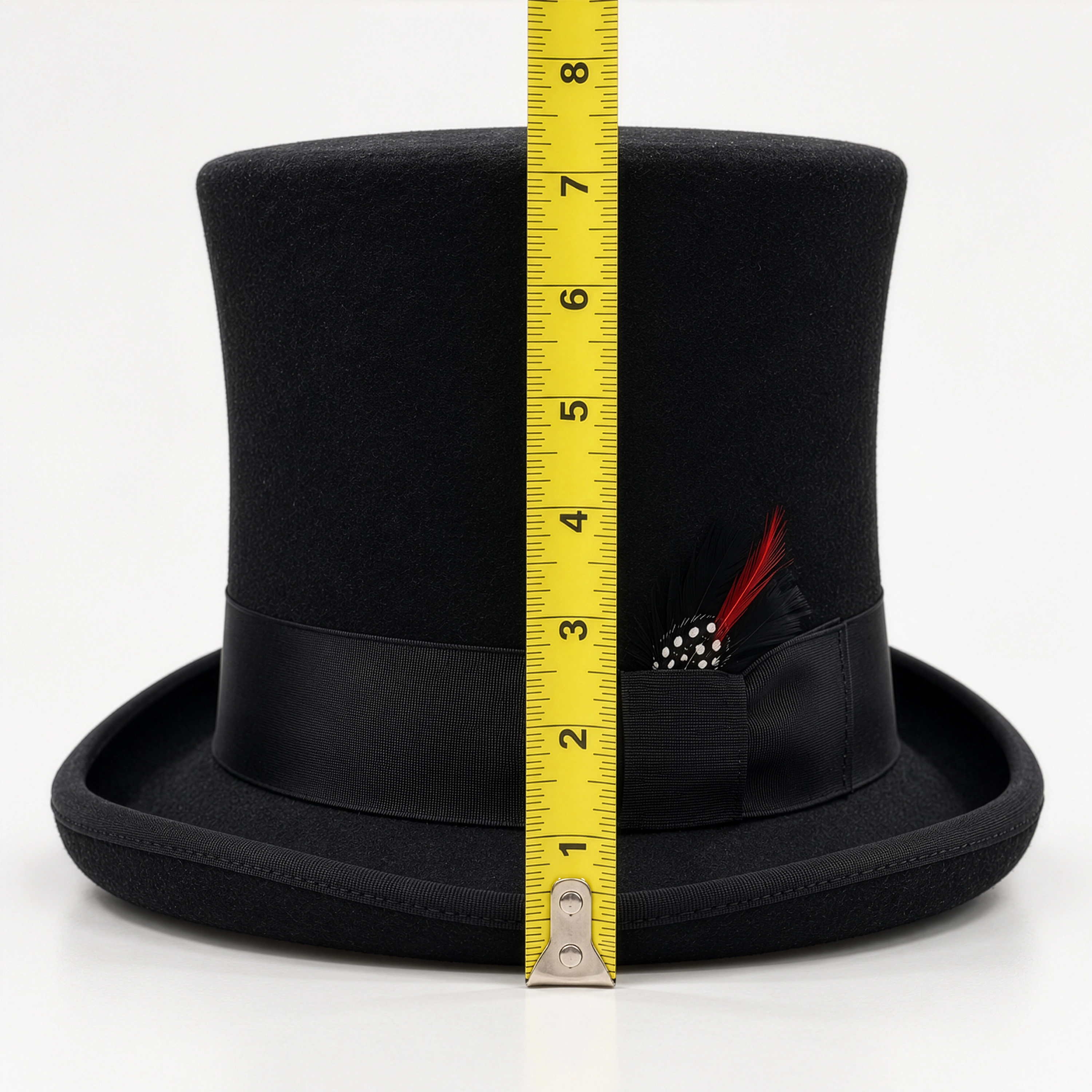 Bryan Michaels Mens 100% Wool Felt Formal Tuxedo Top Hat