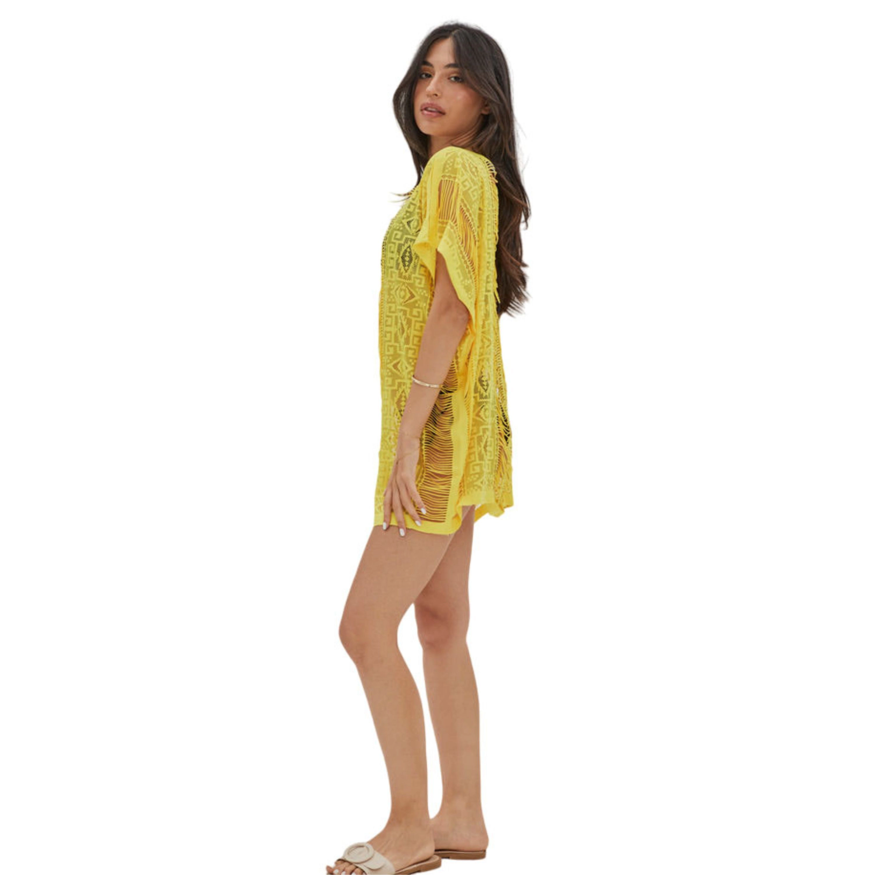 Wear Sierra Womens Sheer Beach Cover Up