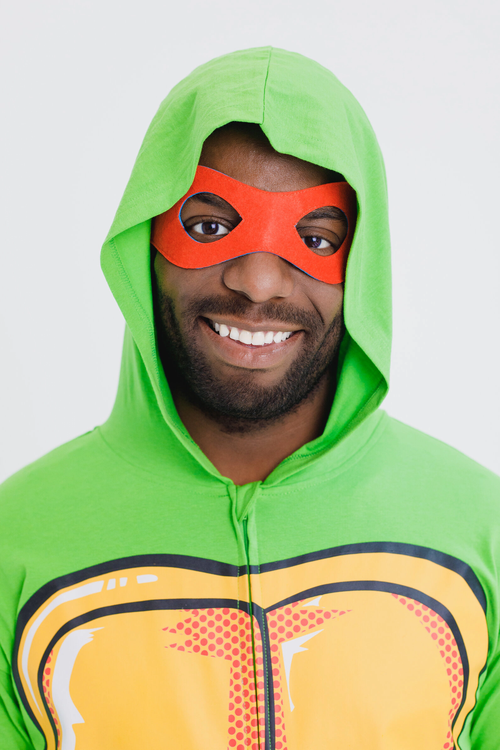 Teenage Mutant Ninja Turtles Matching Family Cosplay Hooded One Piece Set