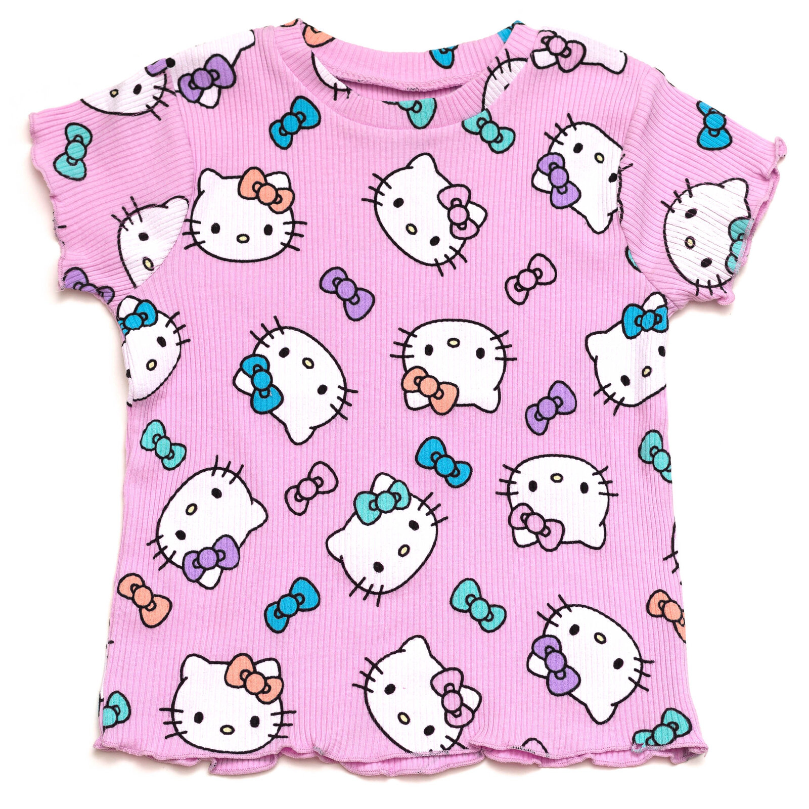 Hello Kitty Girls' 2-Piece T-Shirt and Bike Shorts Set