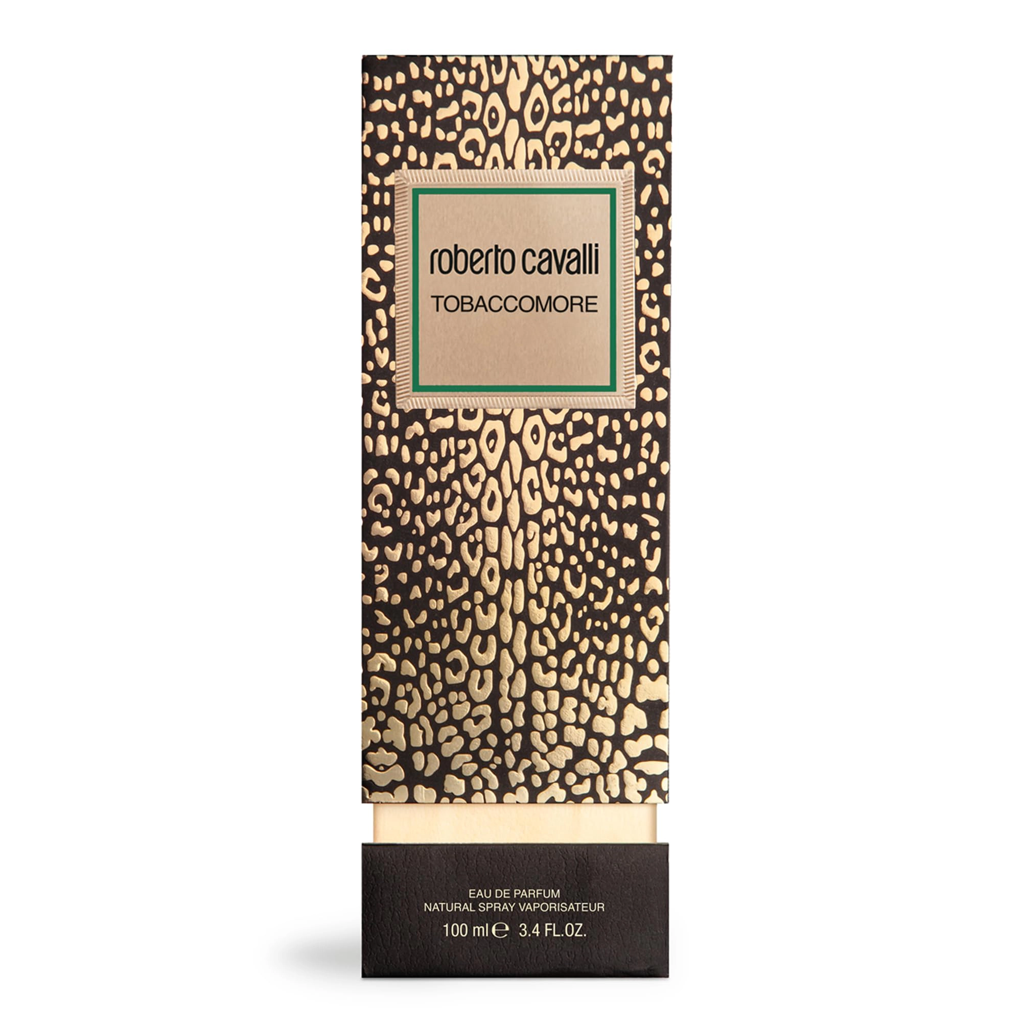 Roberto Cavalli Tobaccomore Eau de Parfum Unisex, Warm Tobacco Amber 3.4 oz Spray