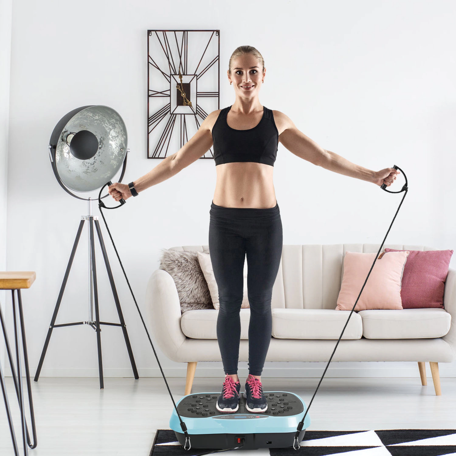 GBruno Whole Body Vibration Platform With Bands