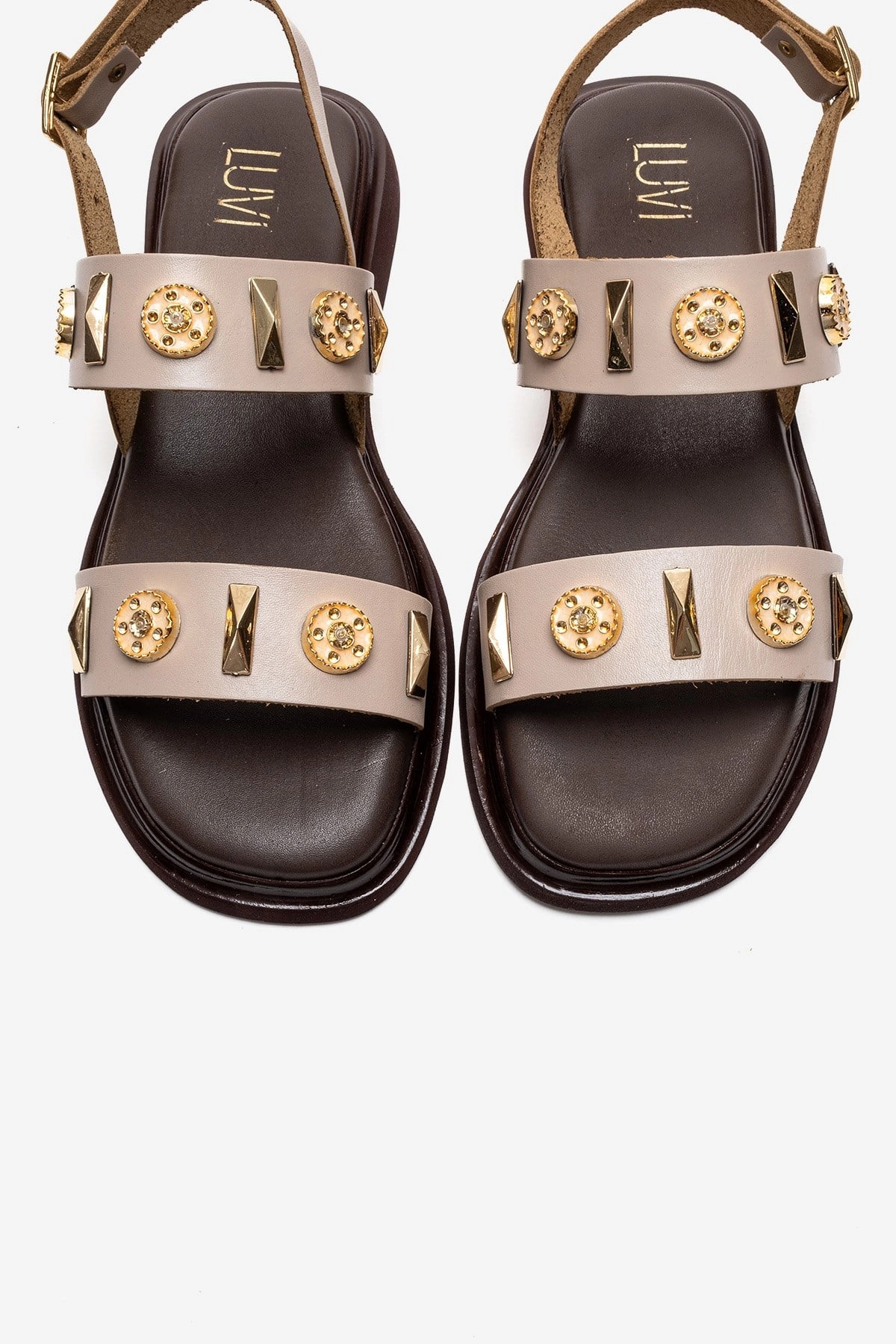 Forever & Always Womens Libera Leather Sandals