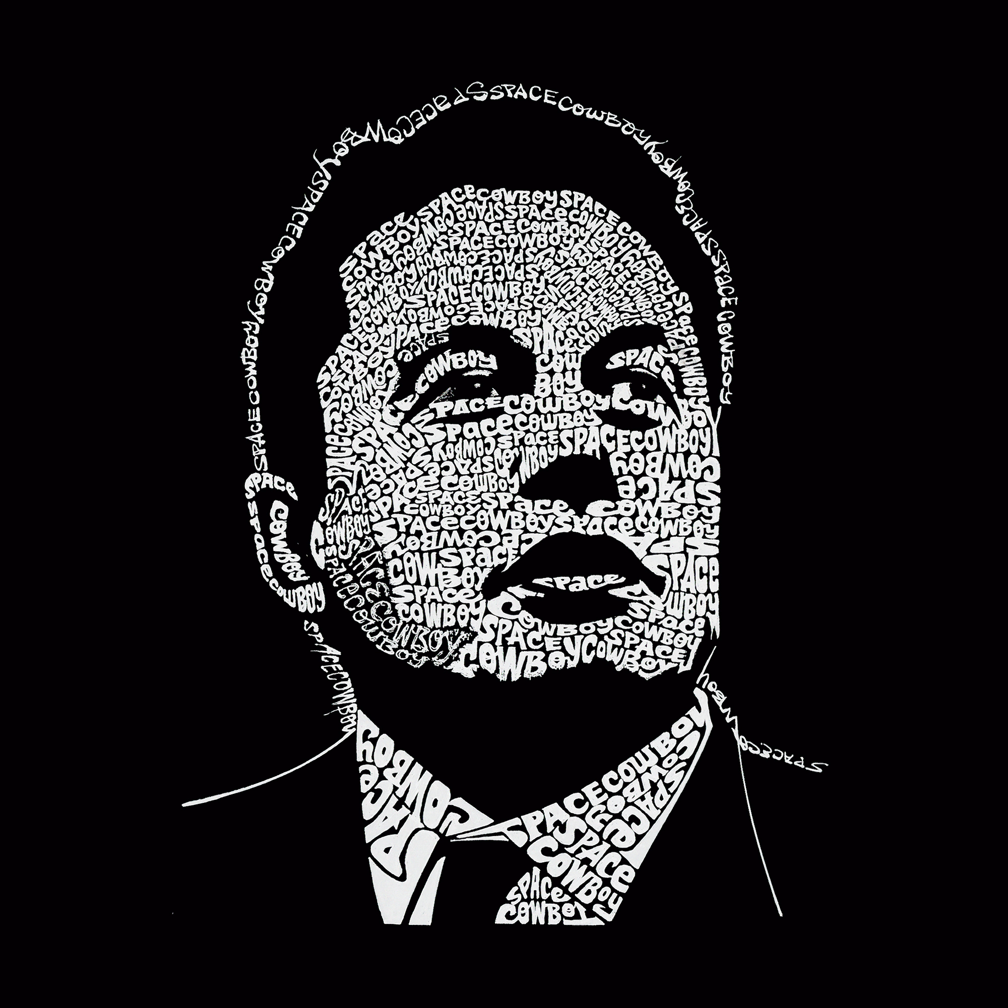 LA Pop Art Men's Elon Musk Word T-Shirt