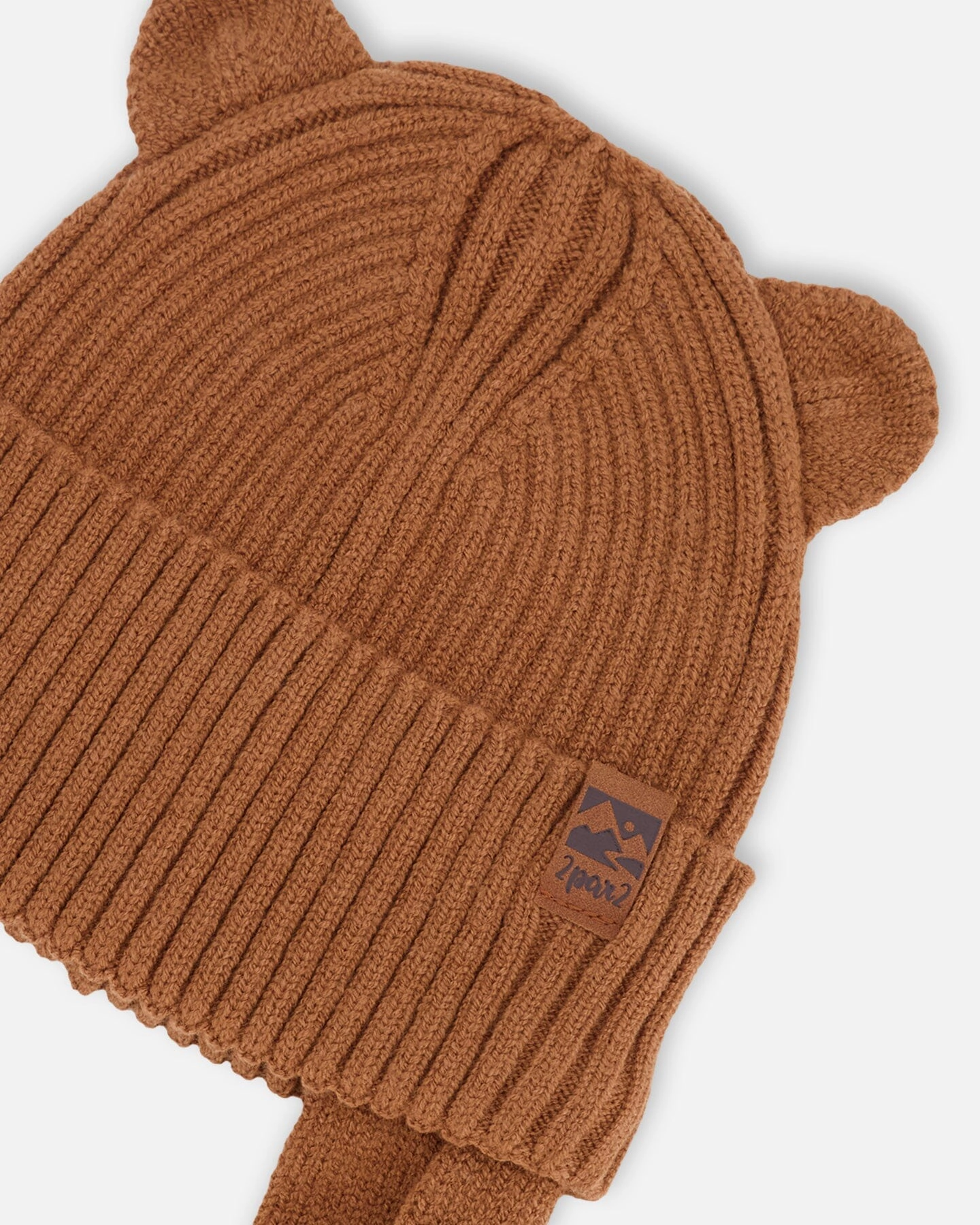 Deux par Unisex Ribbed 3D Ear Knit Hat