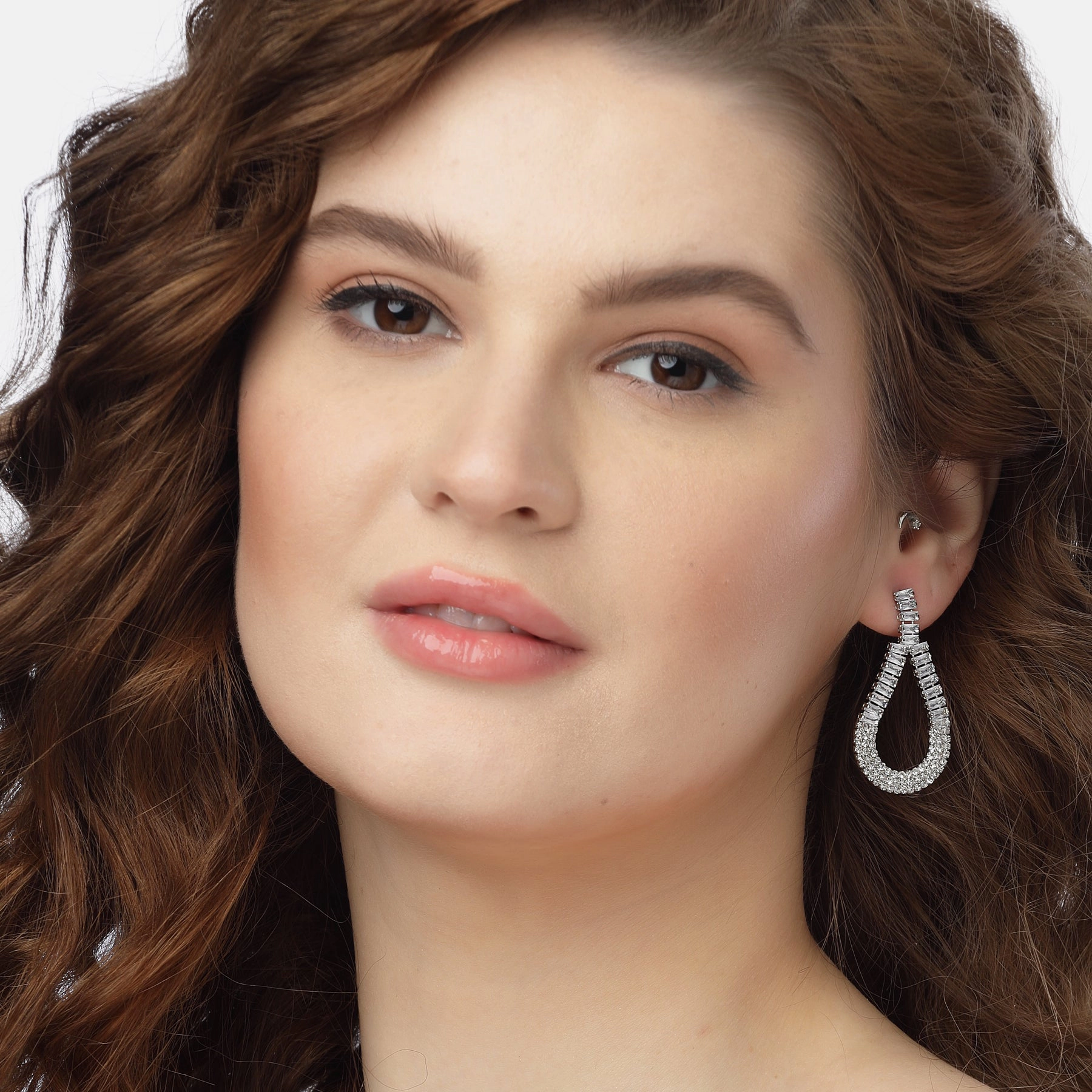 AGP PARIS Womens Tear-Drop Earrings