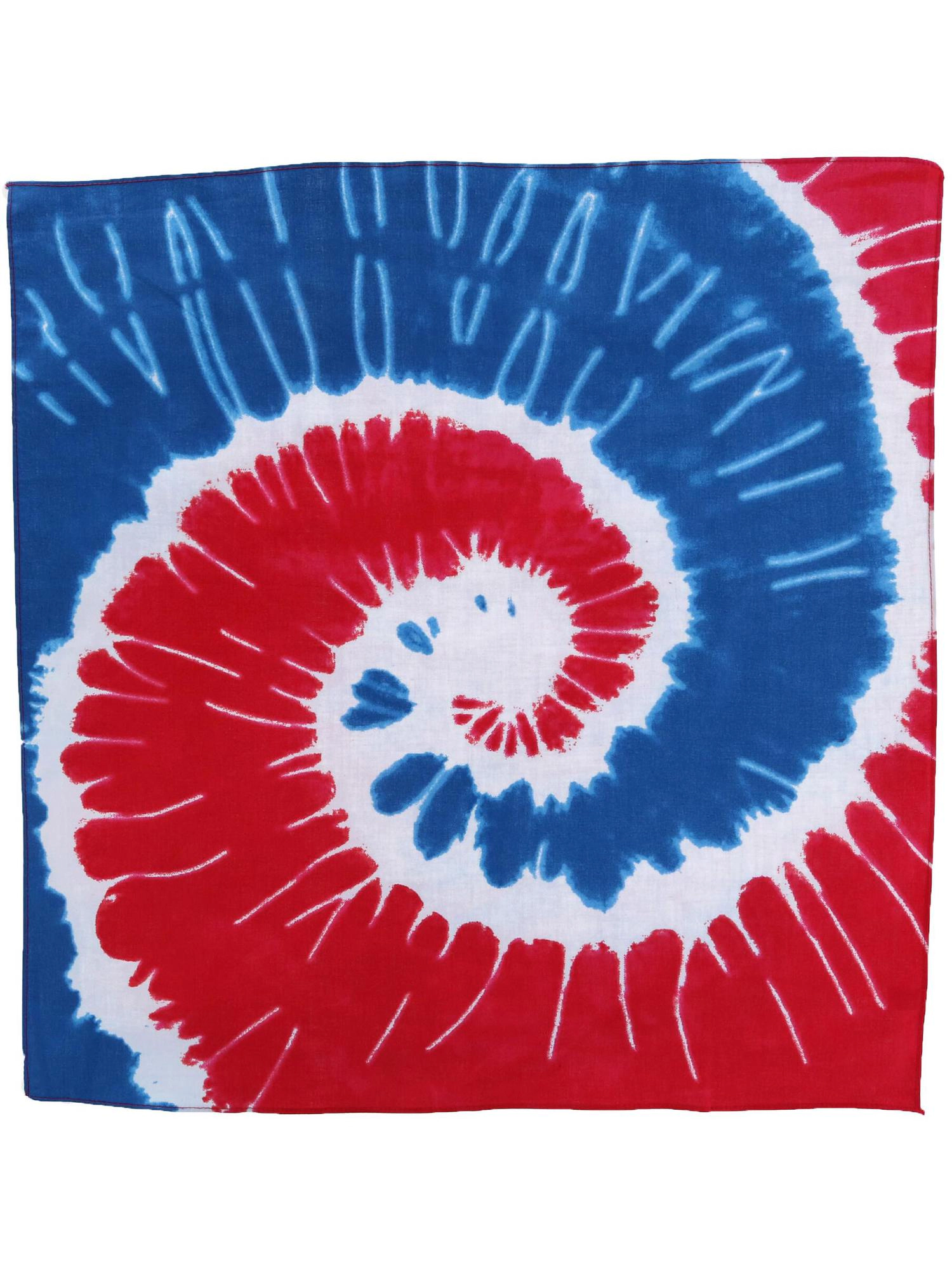 CTM® Patriotic Swirl Tie-Dye Bandana