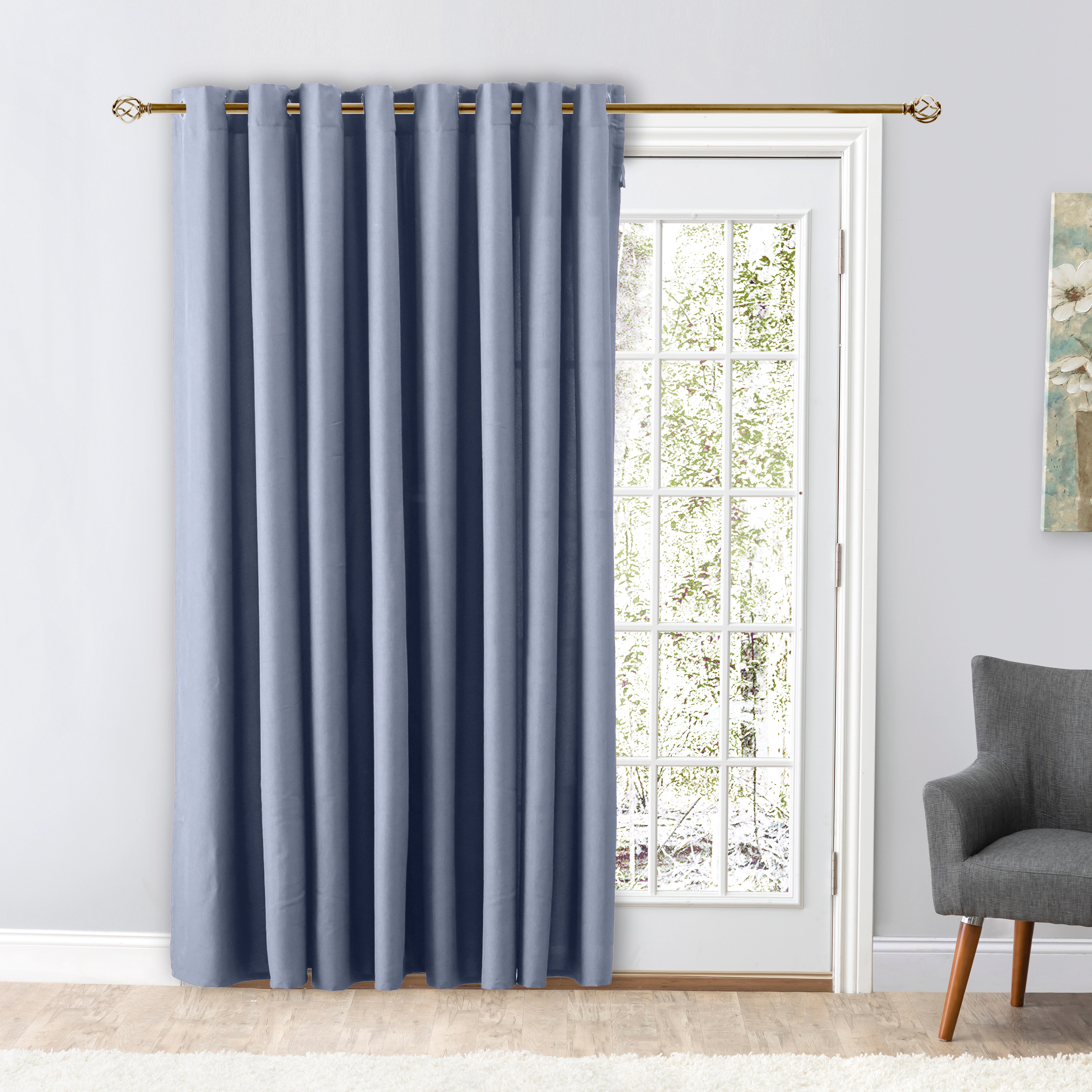 Ricardo Glasgow Grommet Patio Panel w/Wand