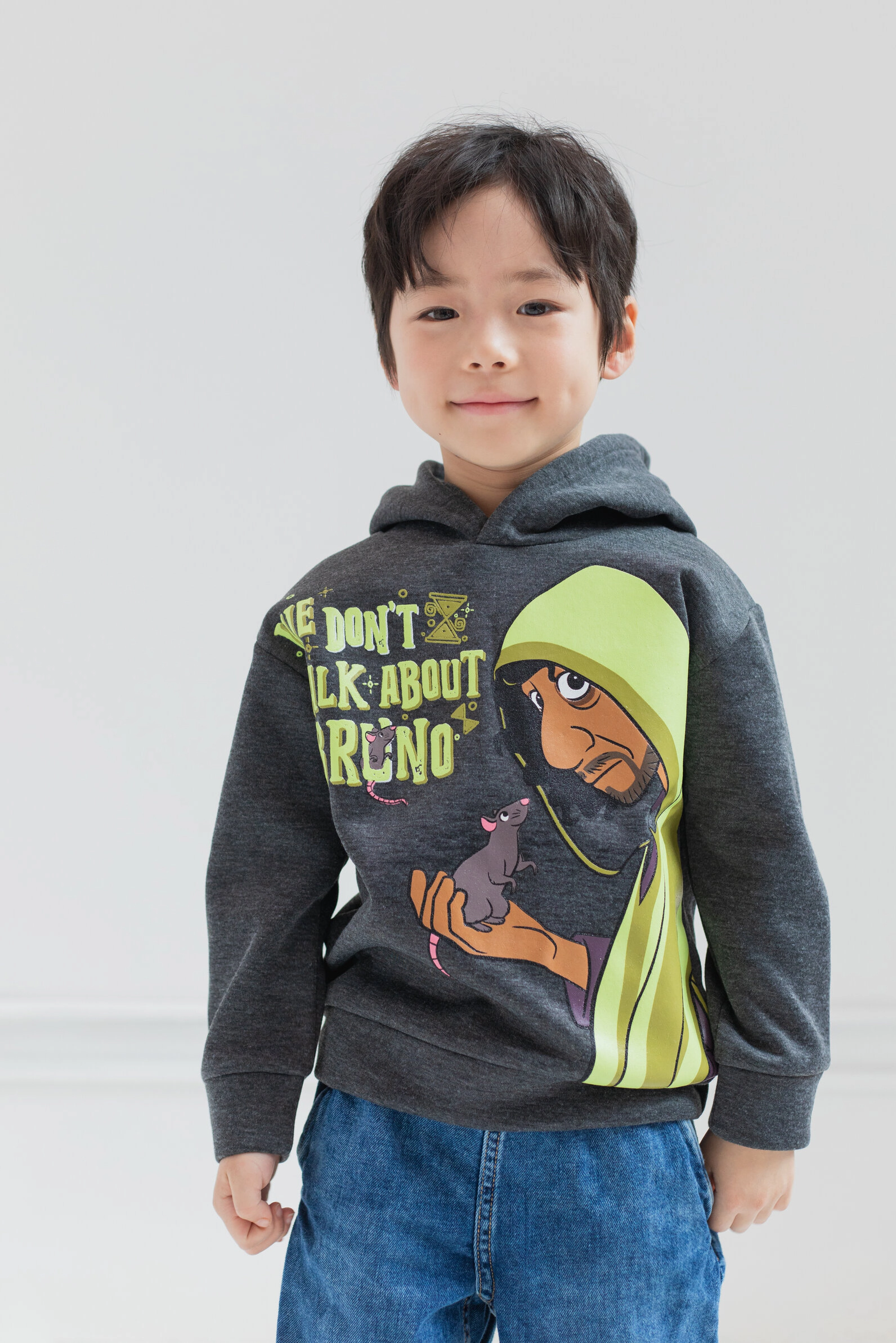 Disney Encanto Bruno Boys' Fleece Hooded Pullover Hoodie
