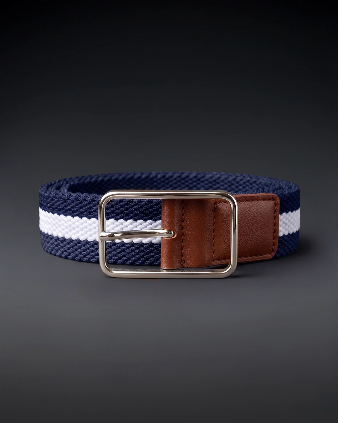All Citizens Meridian Reversible Stretch Belt - Full-Grain Nappa Leather Detailing