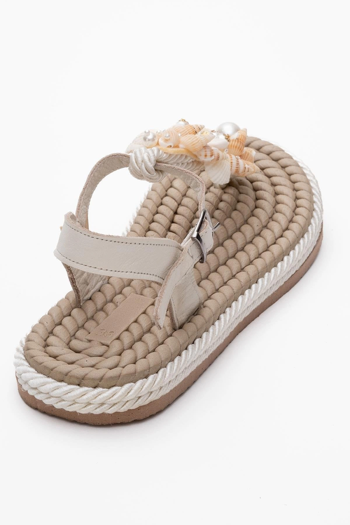 Forever & Always Womens Lely Leather Thong Sandals
