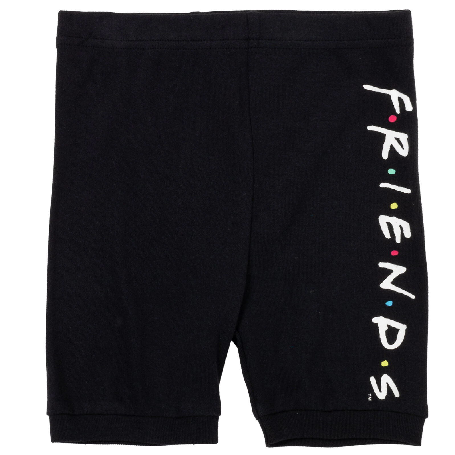 Friends Girls' 2-Piece Pajama Tee and Bike Shorts Set