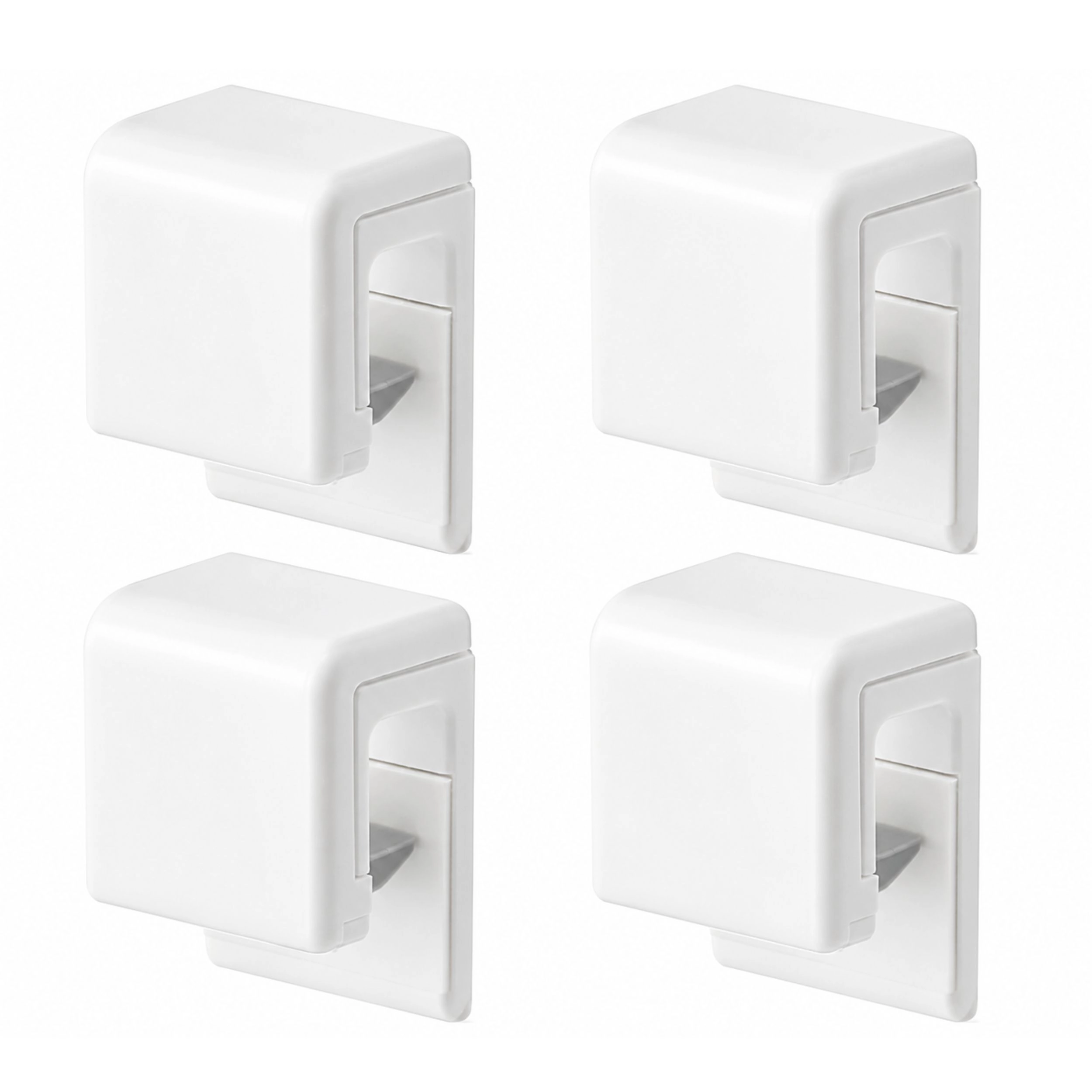 Home Collection Pack of 4Toothpaste Clip Holder Wall Mount Tube Squeezer Rack