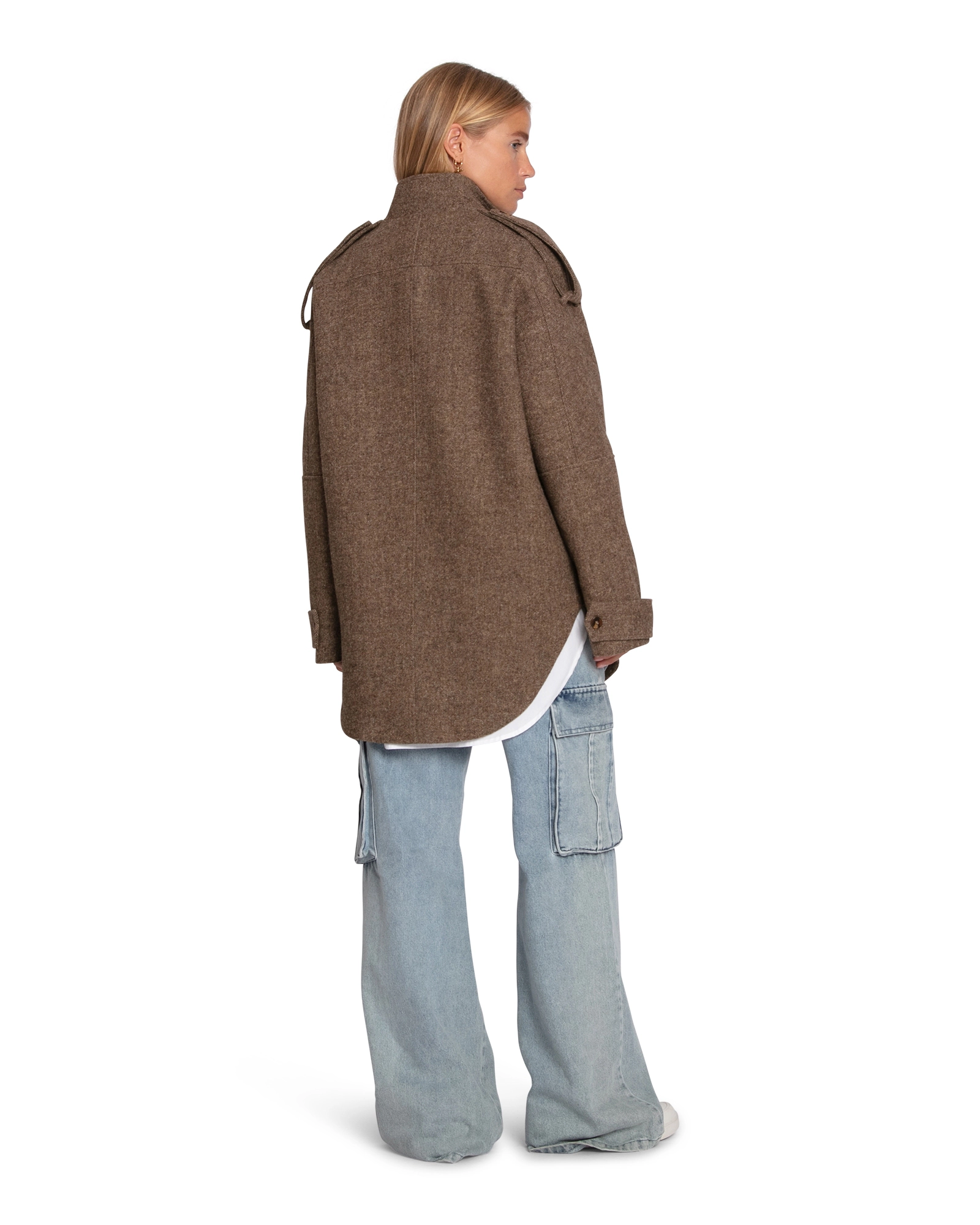 Belle & Bloom Womens All My Love Wool Overshirt