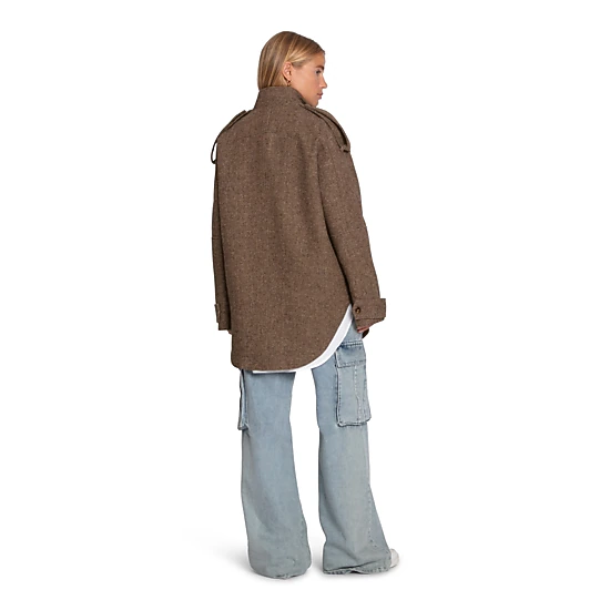 Belle & Bloom Womens All My Love Wool Overshirt