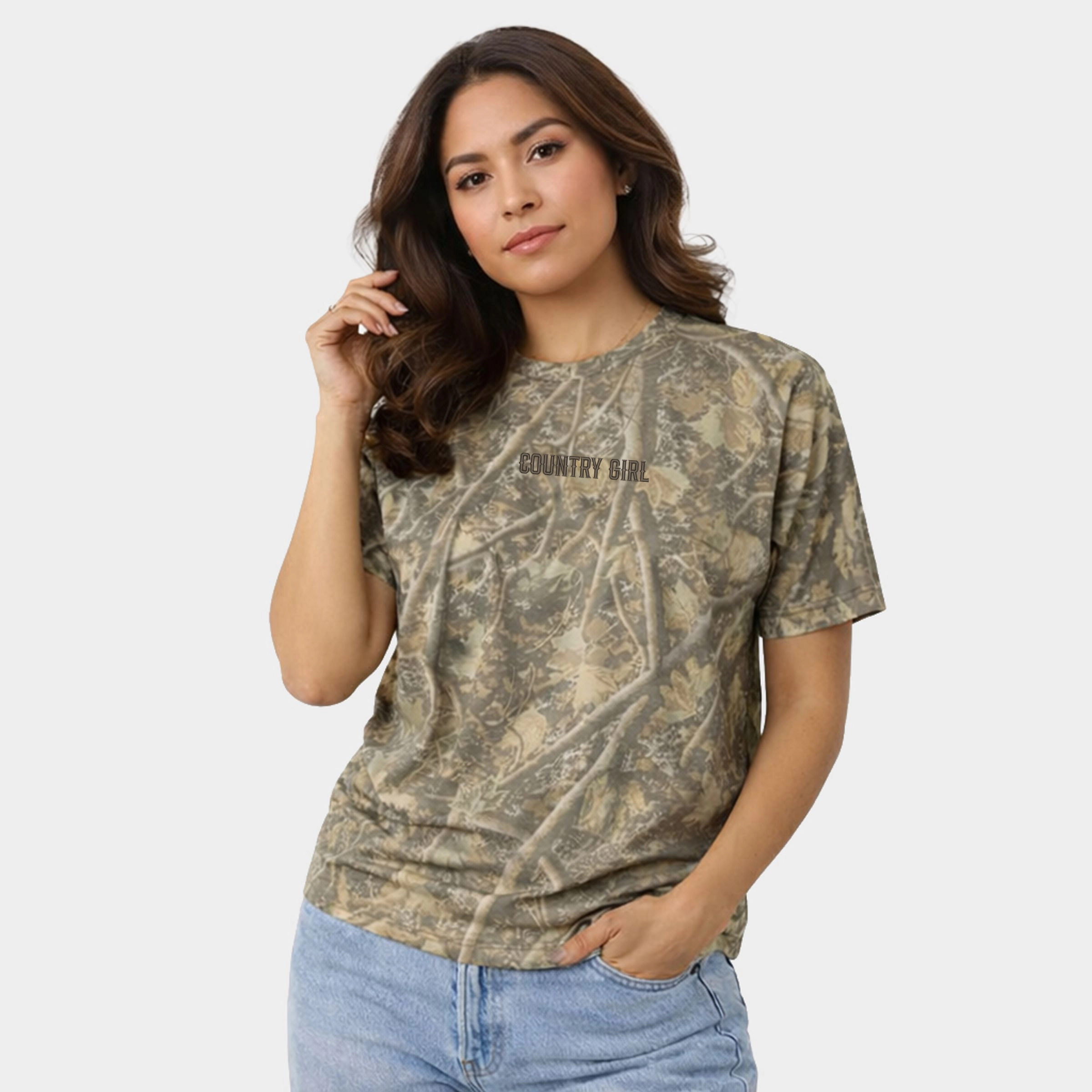 Simply Sage Market - Embroidered Country Girl Women's Heavyweight Crew