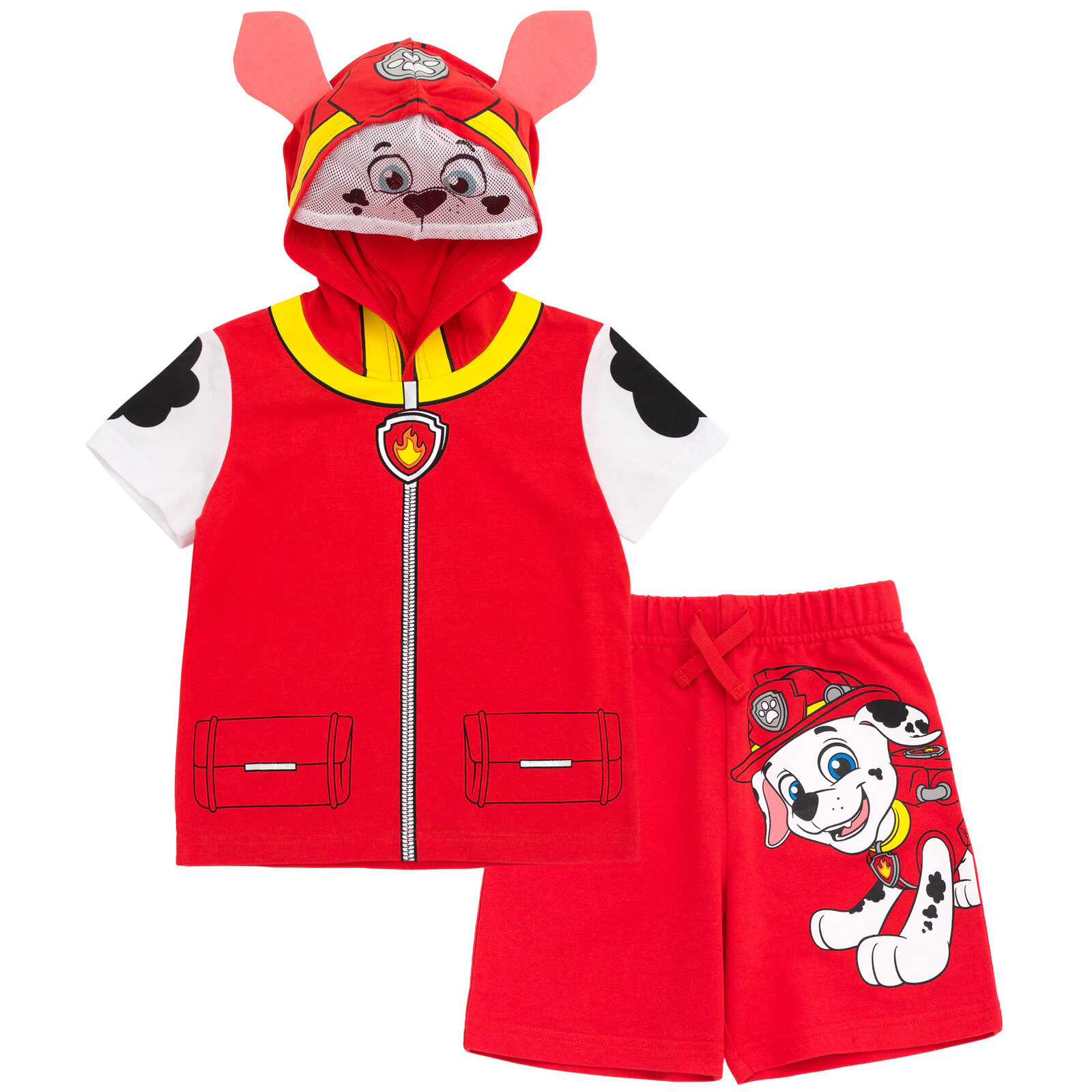 Paw Patrol Cosplay 2-Piece Hooded Tee and Shorts Set