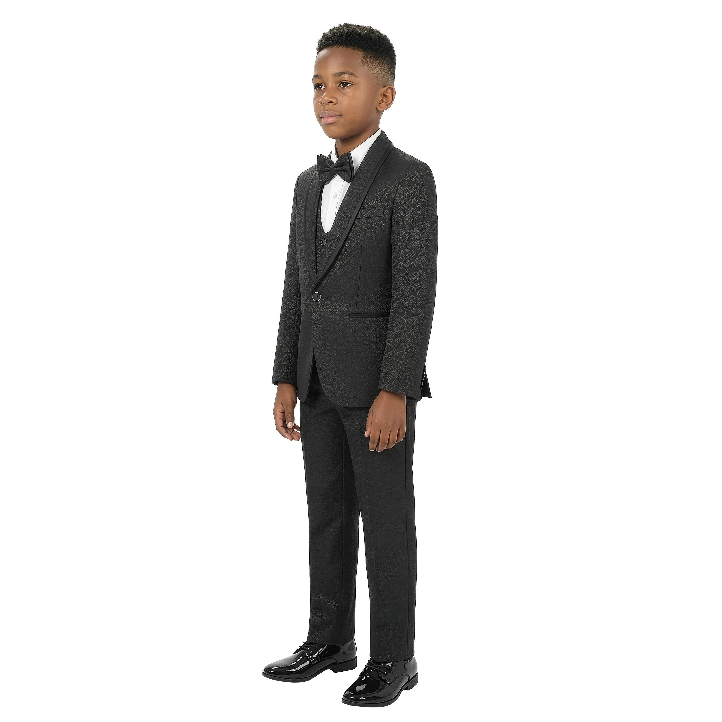 Tazzio Little & Big Boys 5-Pc. Paisley Tuxedo Set