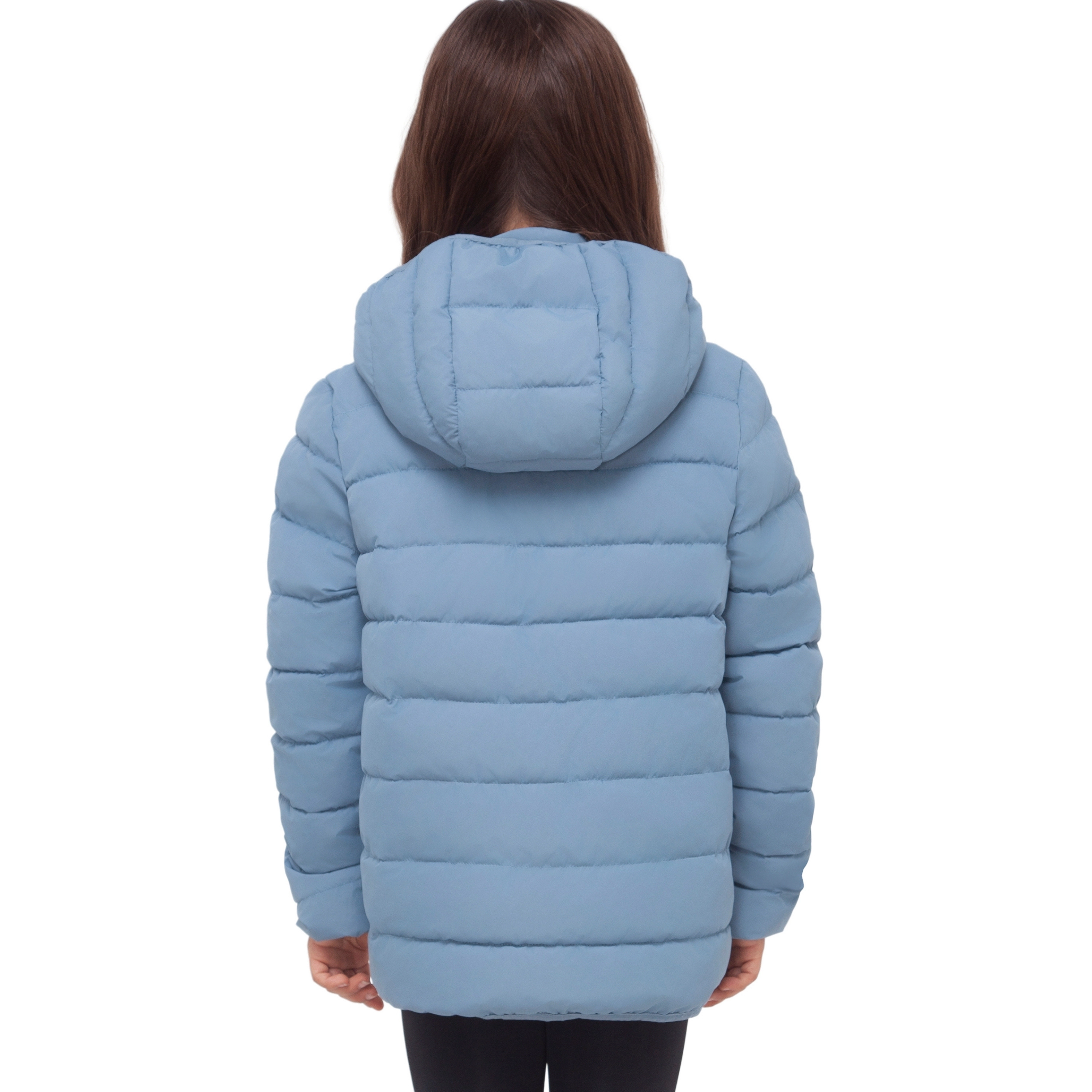 Rokka&Rolla Little & Big Kid Girls Hudson Lightweight Hooded Puffer Jacket