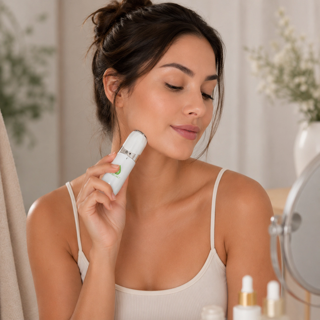 Pursonic Women's Painless Electric Facial Hair Remover Shaver Claudine Collection