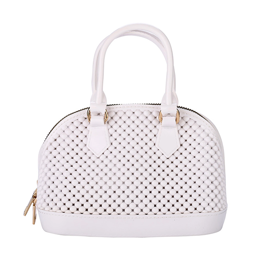 Fashnzfab Solid Jelly Rubber Tote / Crossbody Bag