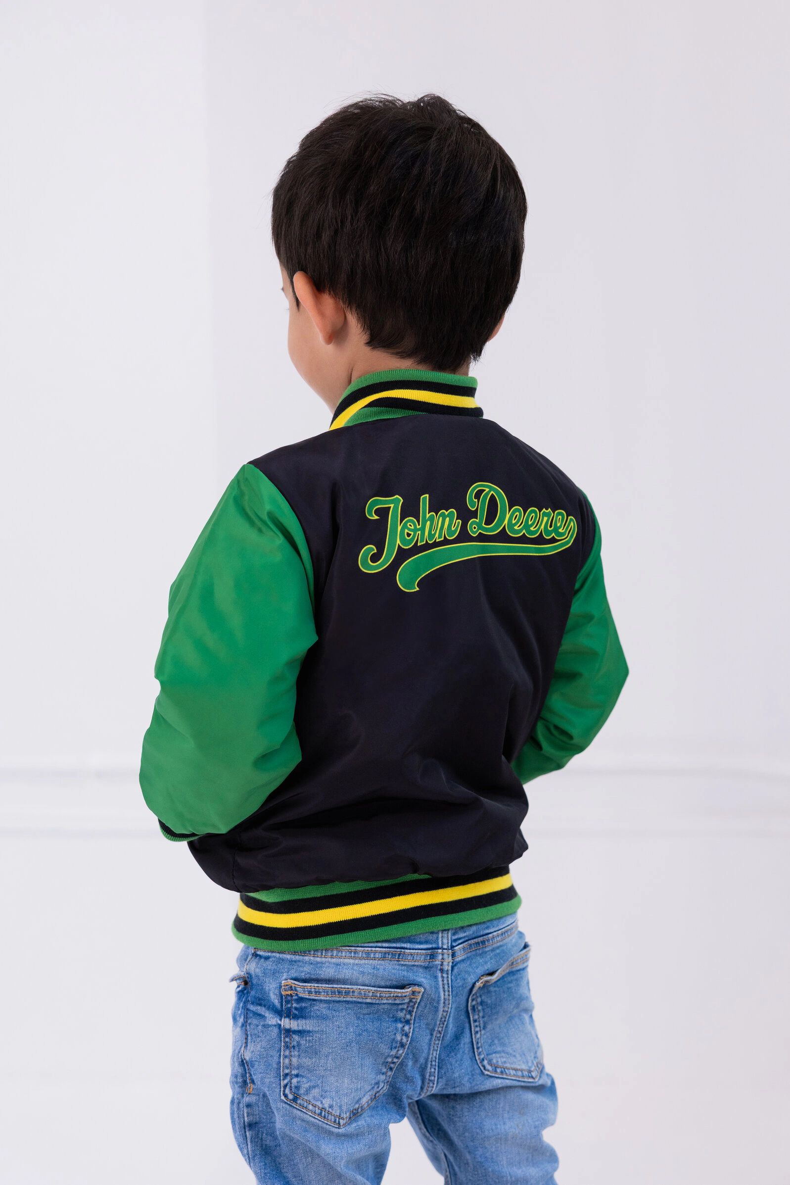 John Deere Boys' Varsity Bomber Jacket