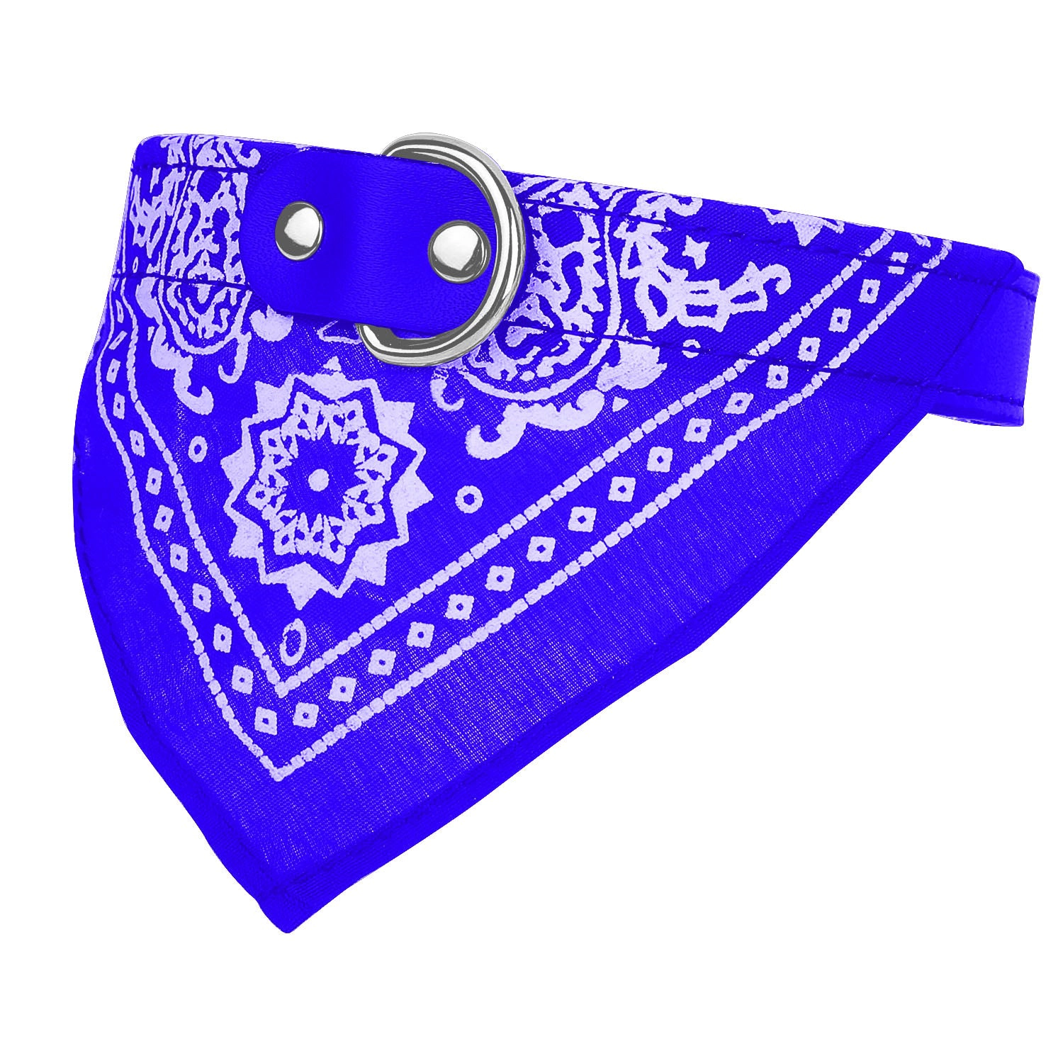 GBruno Adjustable Bandana Leather Pet Collar