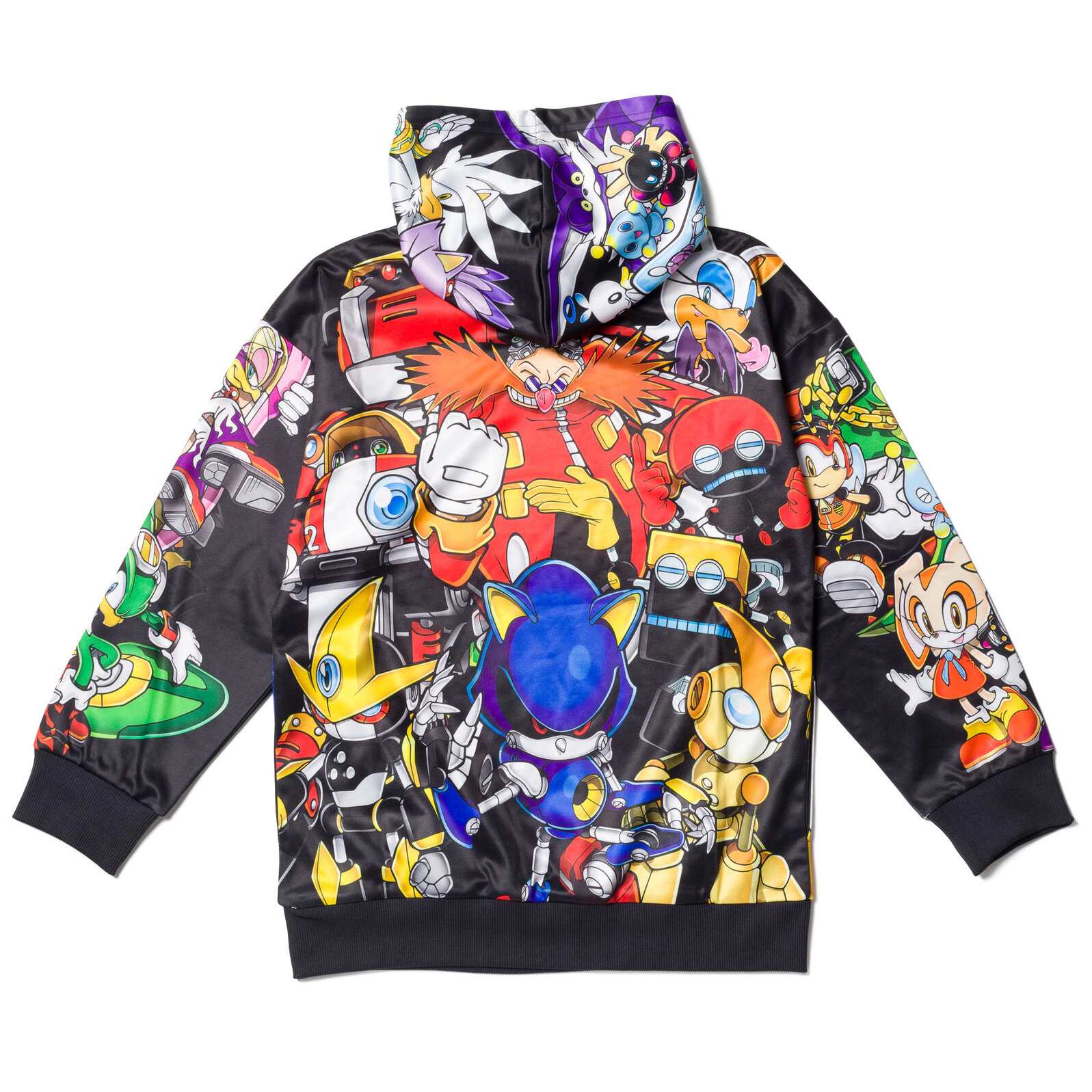 SEGA Sonic the Hedgehog Boys' Athletic Fleece Hooded Sweatshirt
