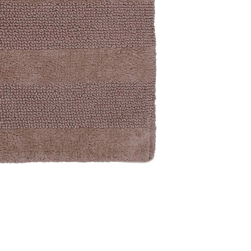 Splendid Striped Soft Plush Cotton Bath Rug by Castle Hill London