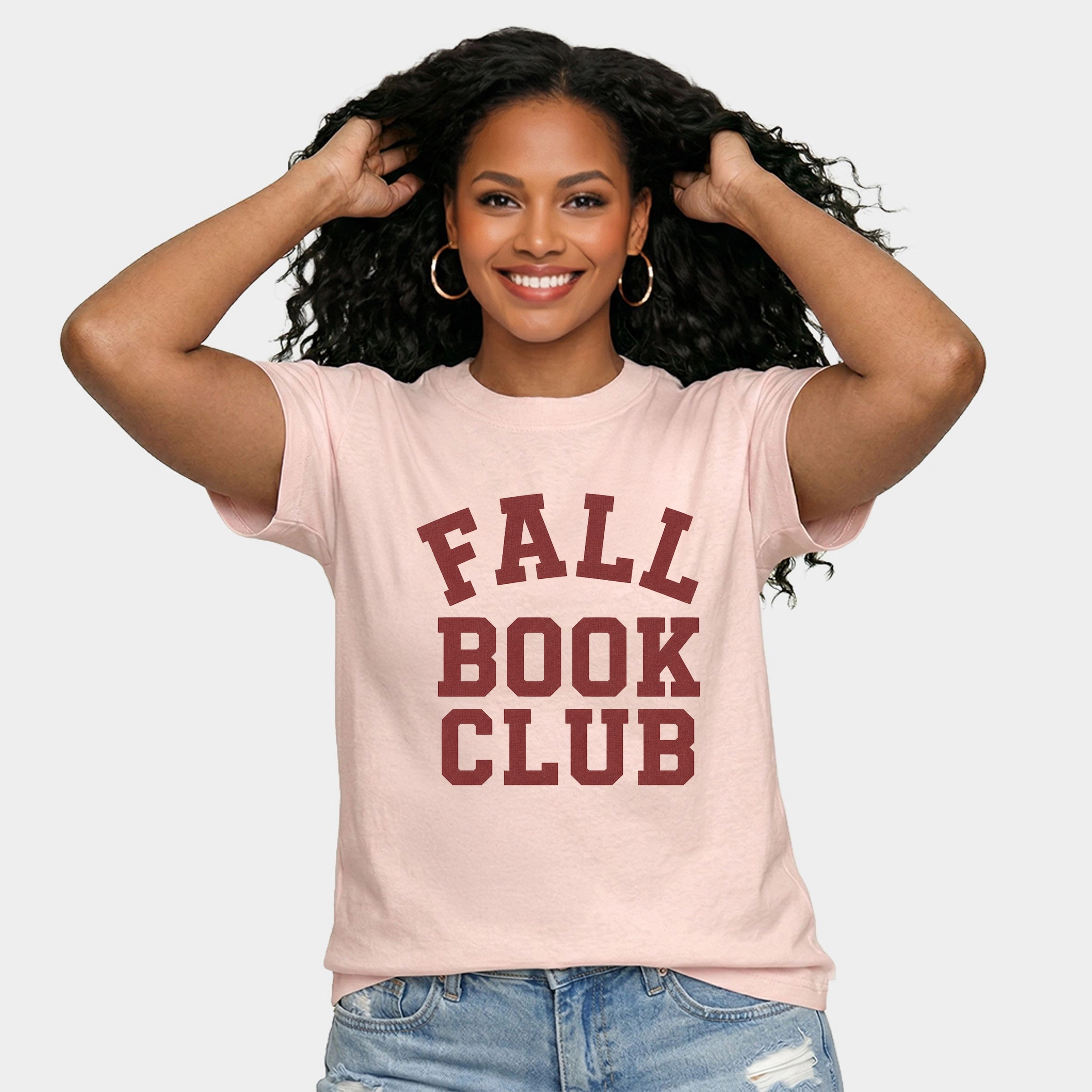 Simply Sage Market - Women's Relaxed Boxy Tee Fall Book Club Varsity