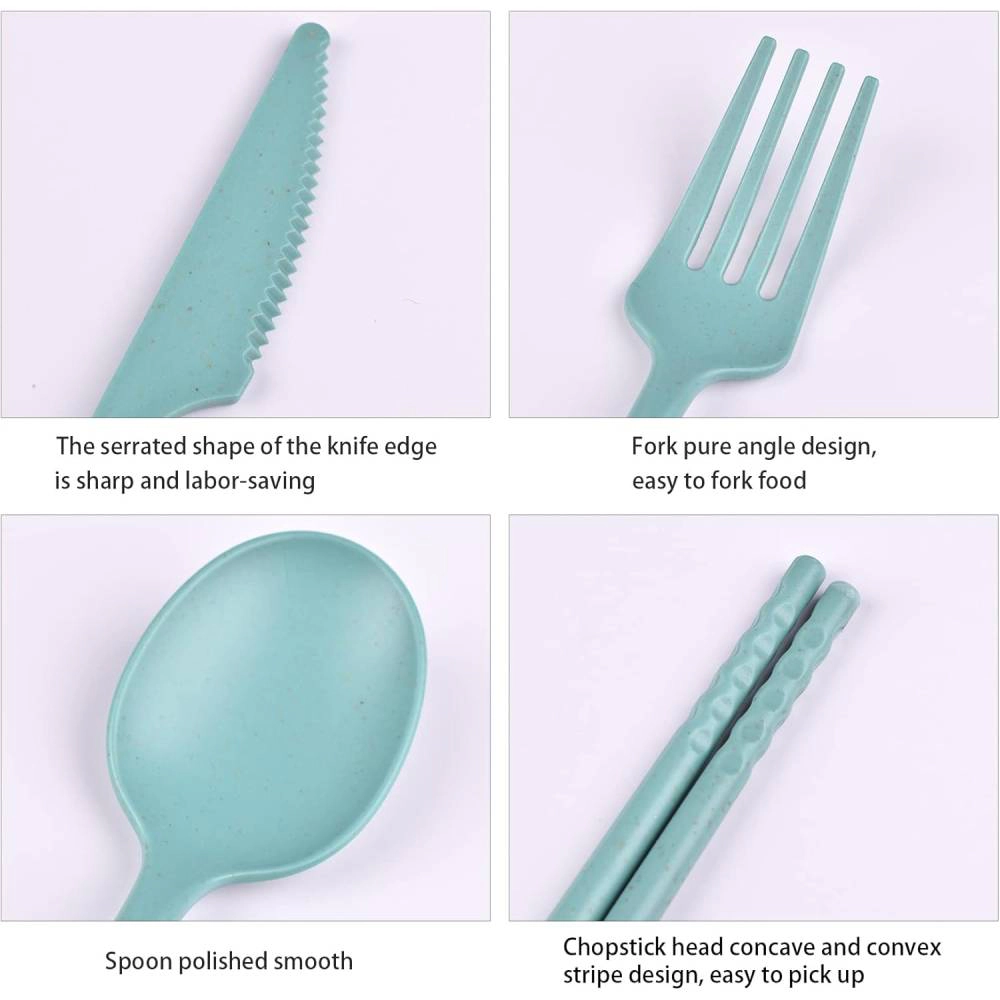 Tranquil Blisser Dishwasher Safe Camping Utensil Set